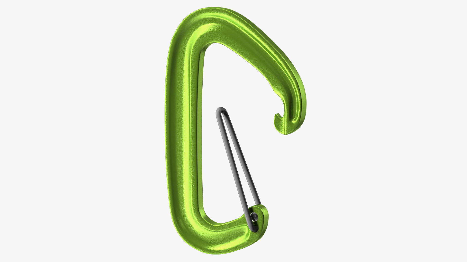 3D model Open Carabiner Green