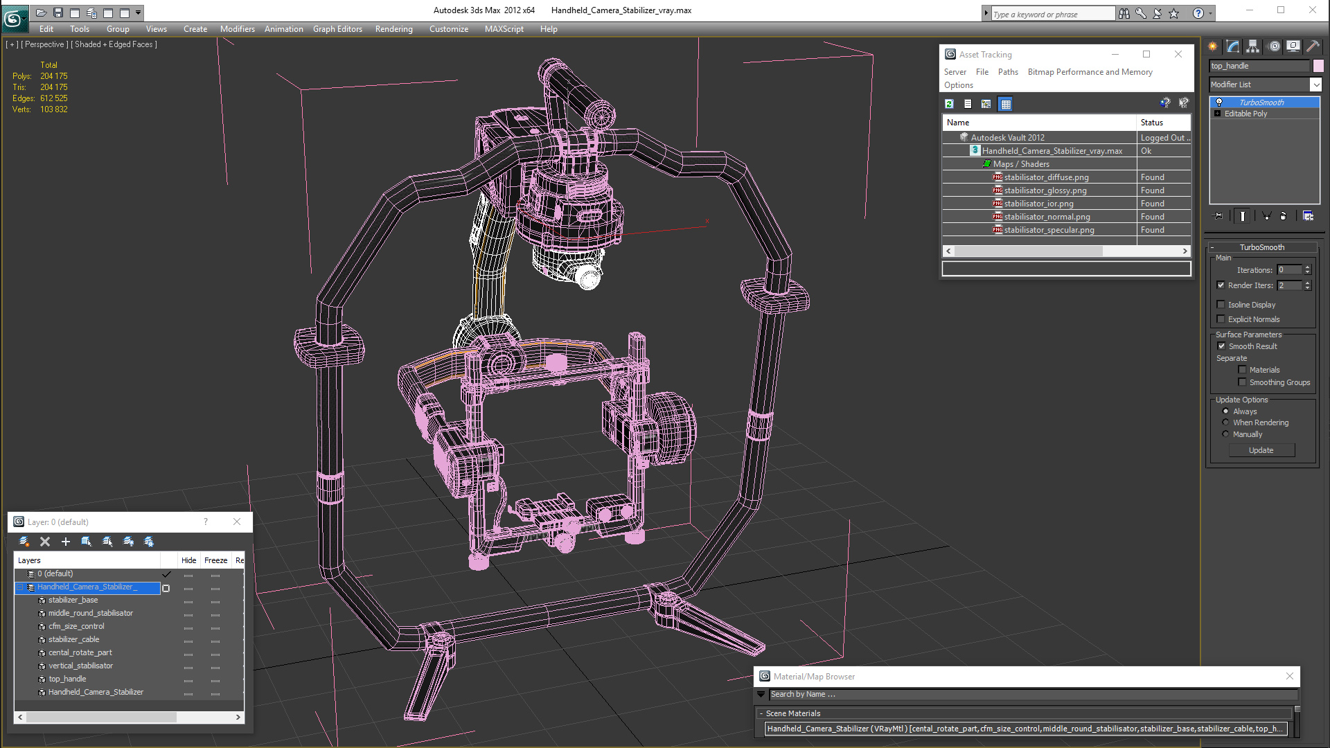 3D Handheld Camera Stabilizer