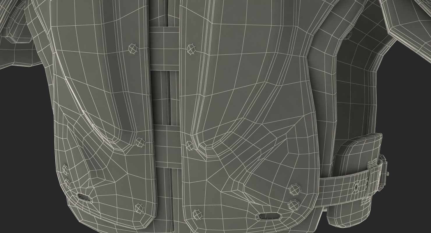 Football Shoulder Pads 3D