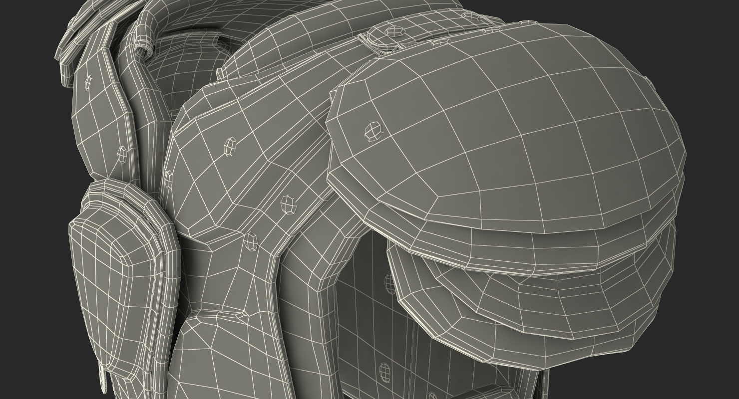 Football Shoulder Pads 3D