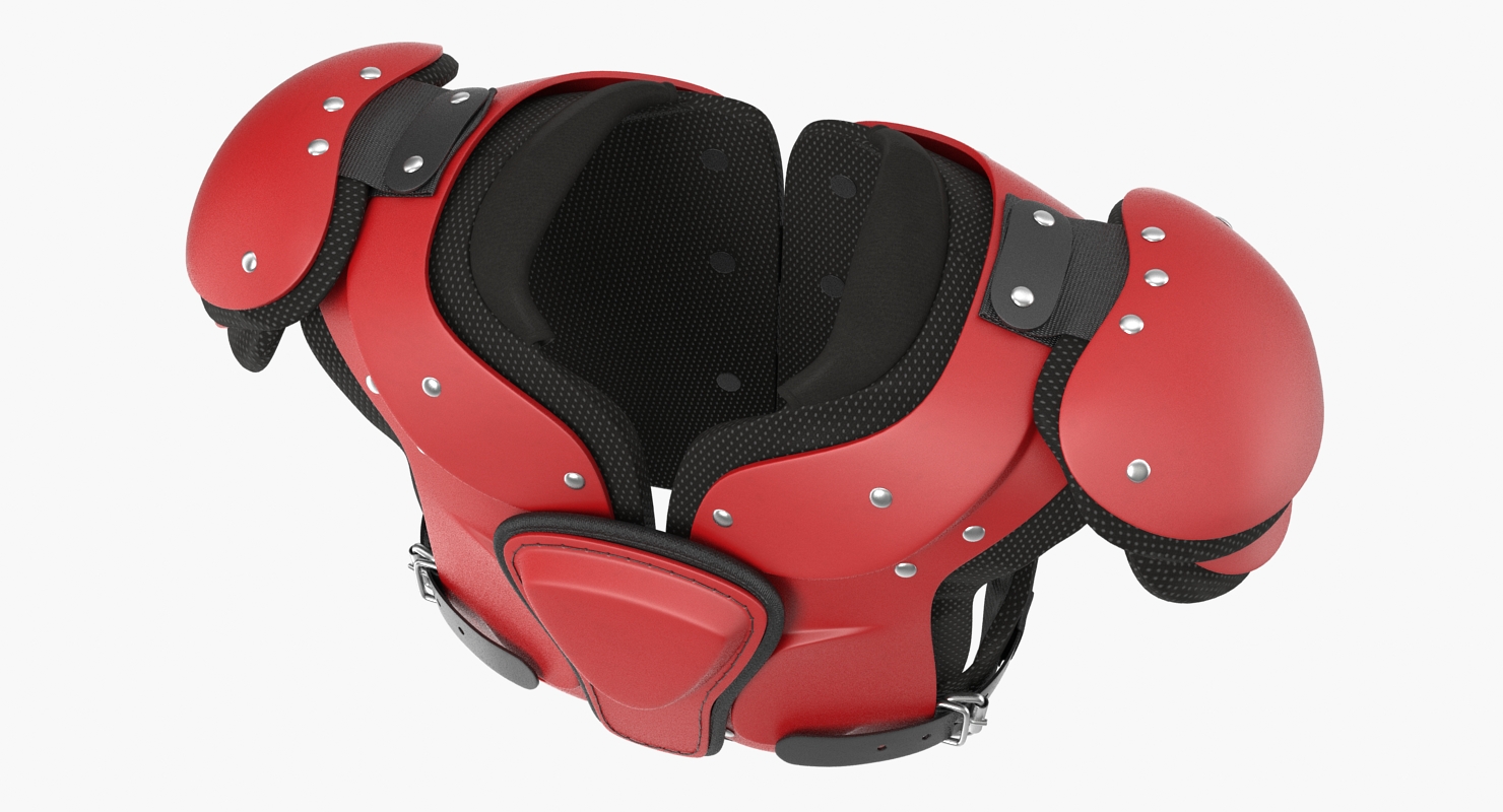 Football Shoulder Pads 3D