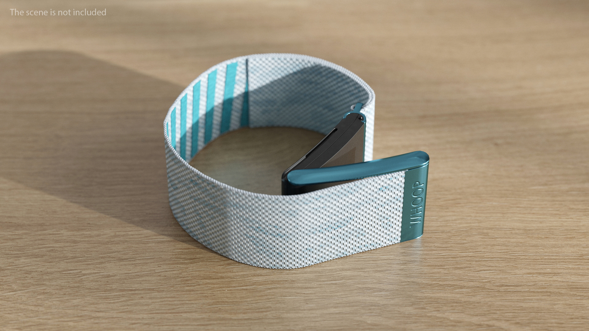 3D model Activity Tracker Whoop 4 Blue Rigged for Maya