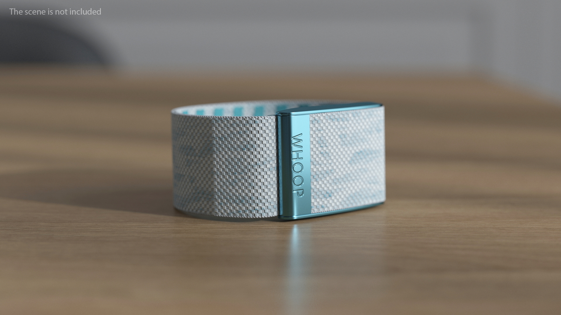 3D model Activity Tracker Whoop 4 Blue Rigged for Maya