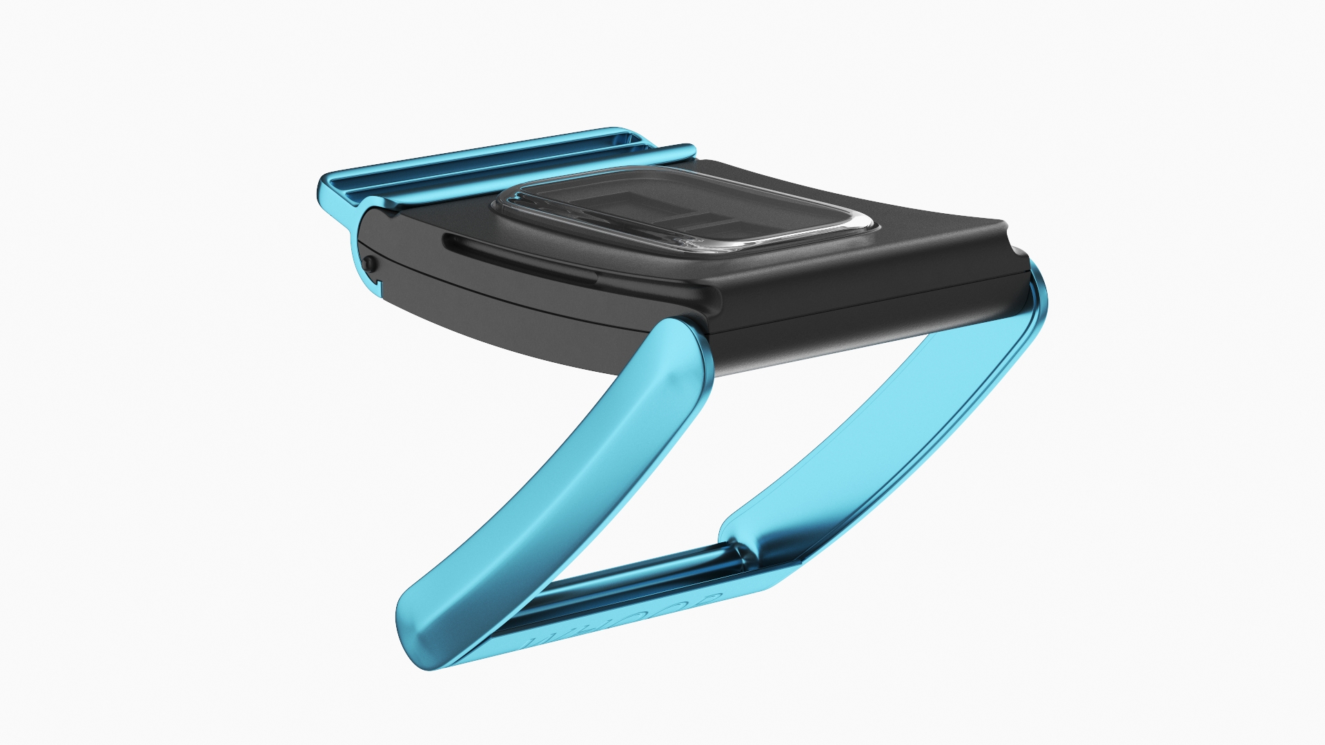 3D model Activity Tracker Whoop 4 Blue Rigged for Maya
