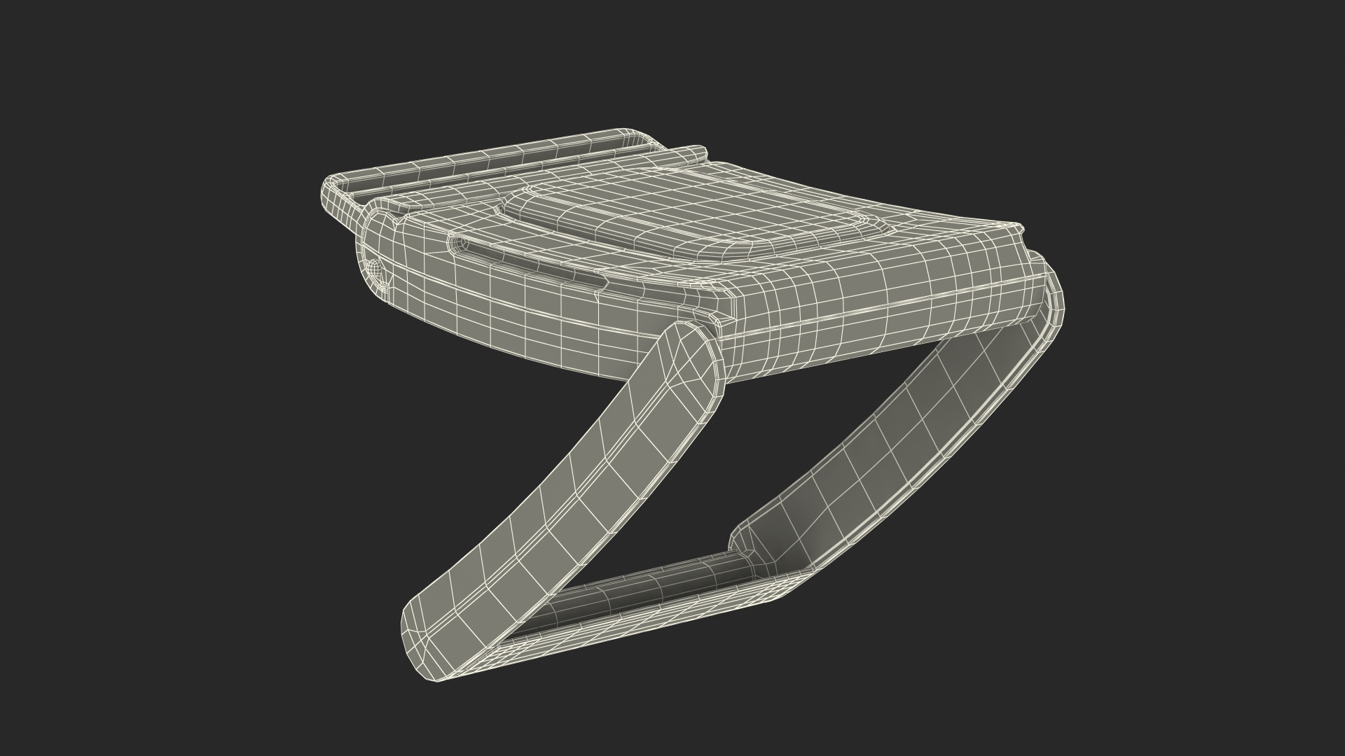 3D model Activity Tracker Whoop 4 Blue Rigged for Maya