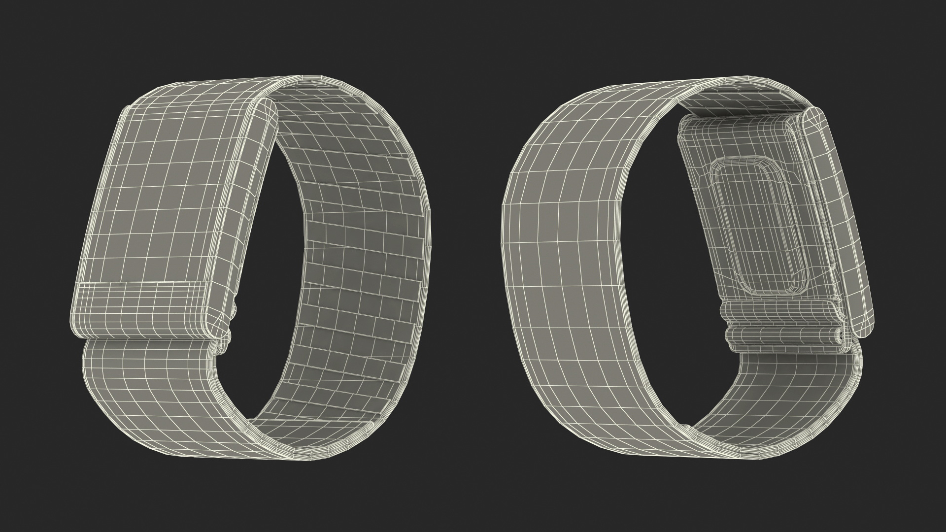 3D model Activity Tracker Whoop 4 Blue Rigged for Maya