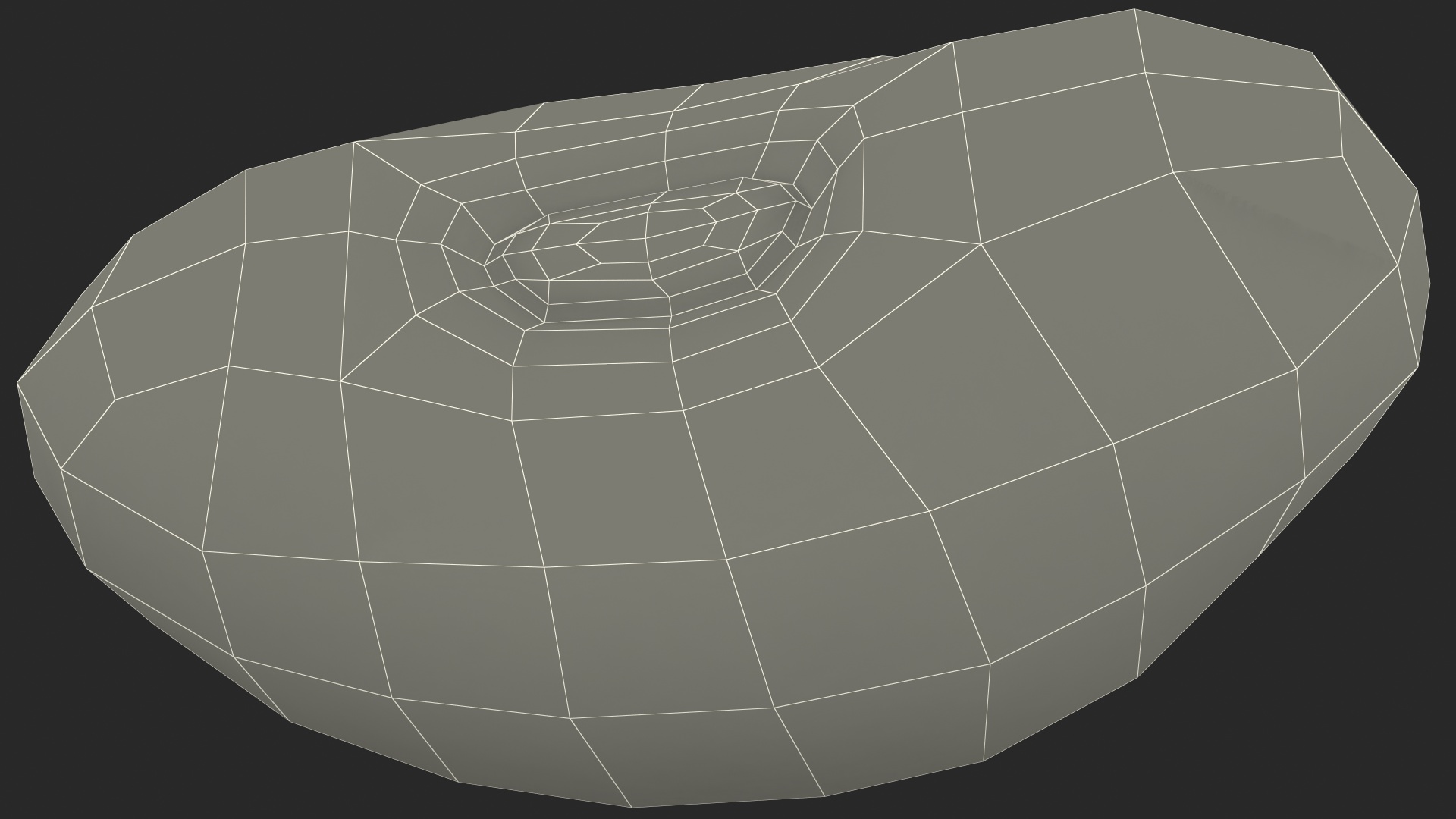 Black Turtle Beans on a Plate 3D model