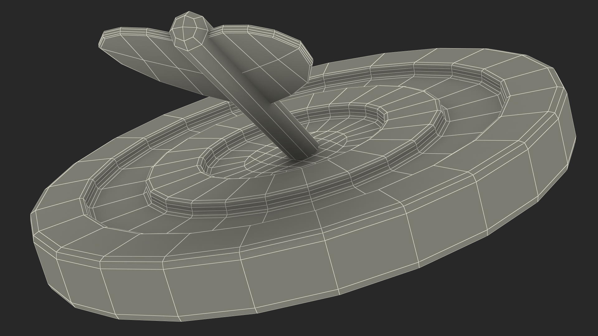 Bullseye Emoji 3D model