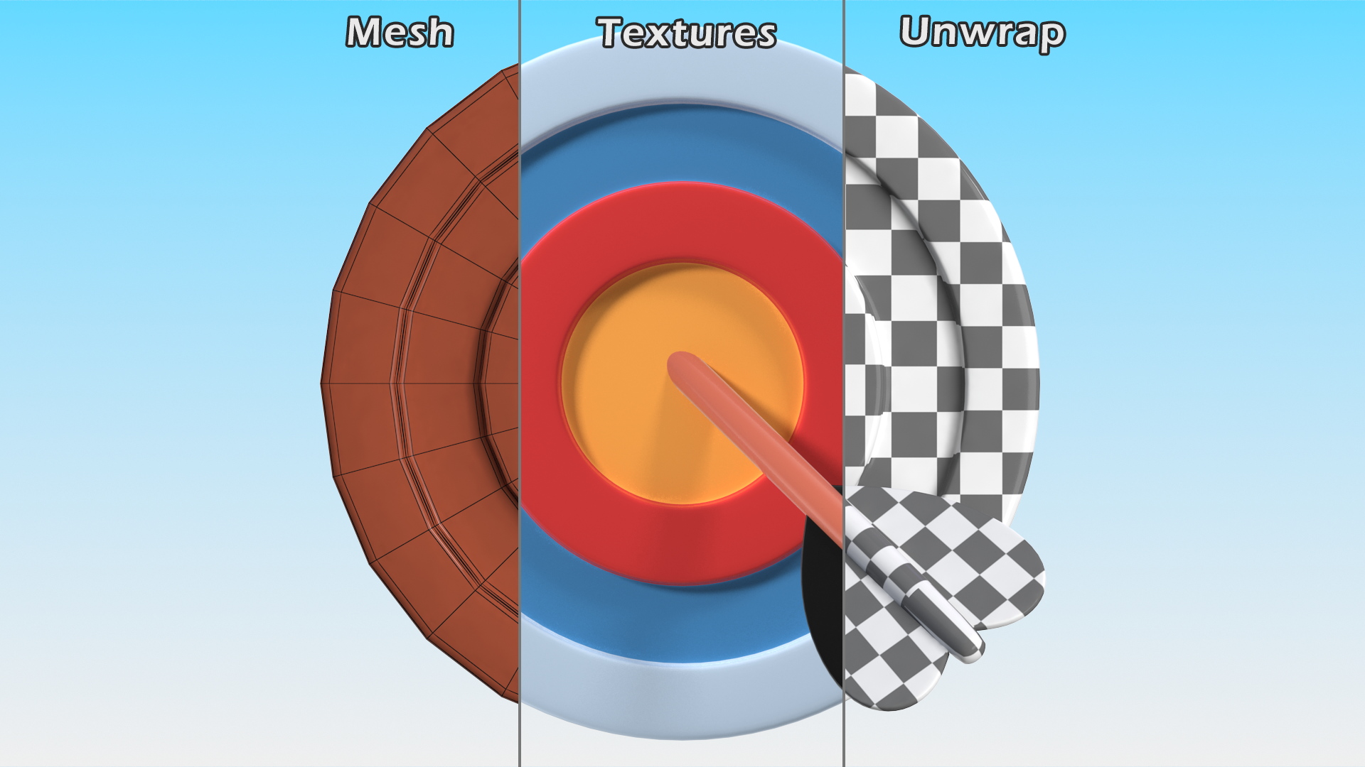 Bullseye Emoji 3D model