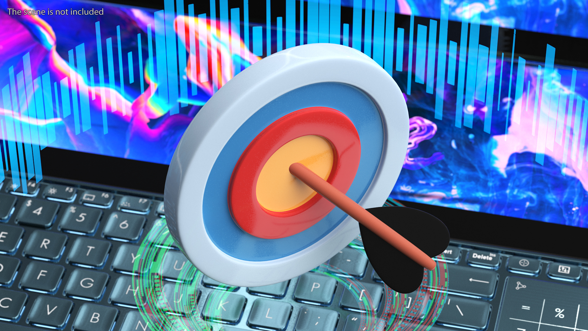 Bullseye Emoji 3D model
