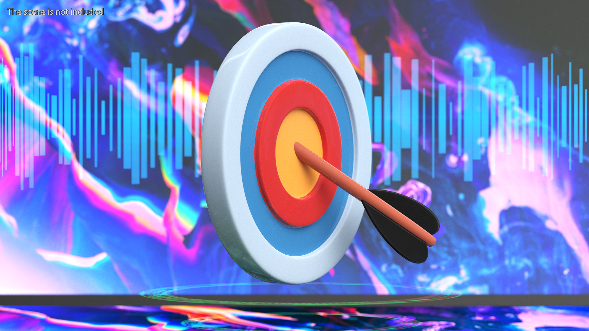 Bullseye Emoji 3D model
