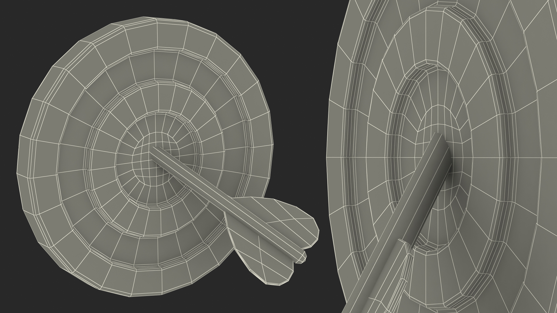 Bullseye Emoji 3D model