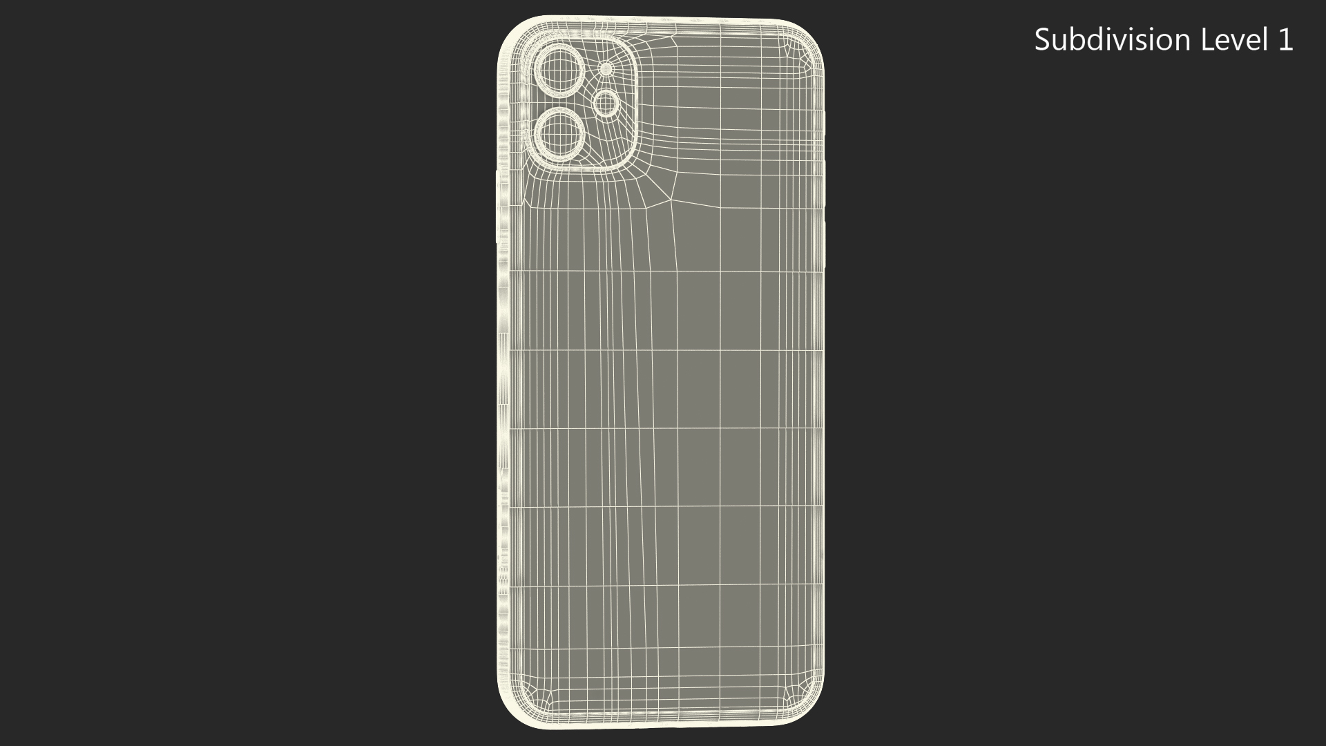 3D model iPhone 11 White