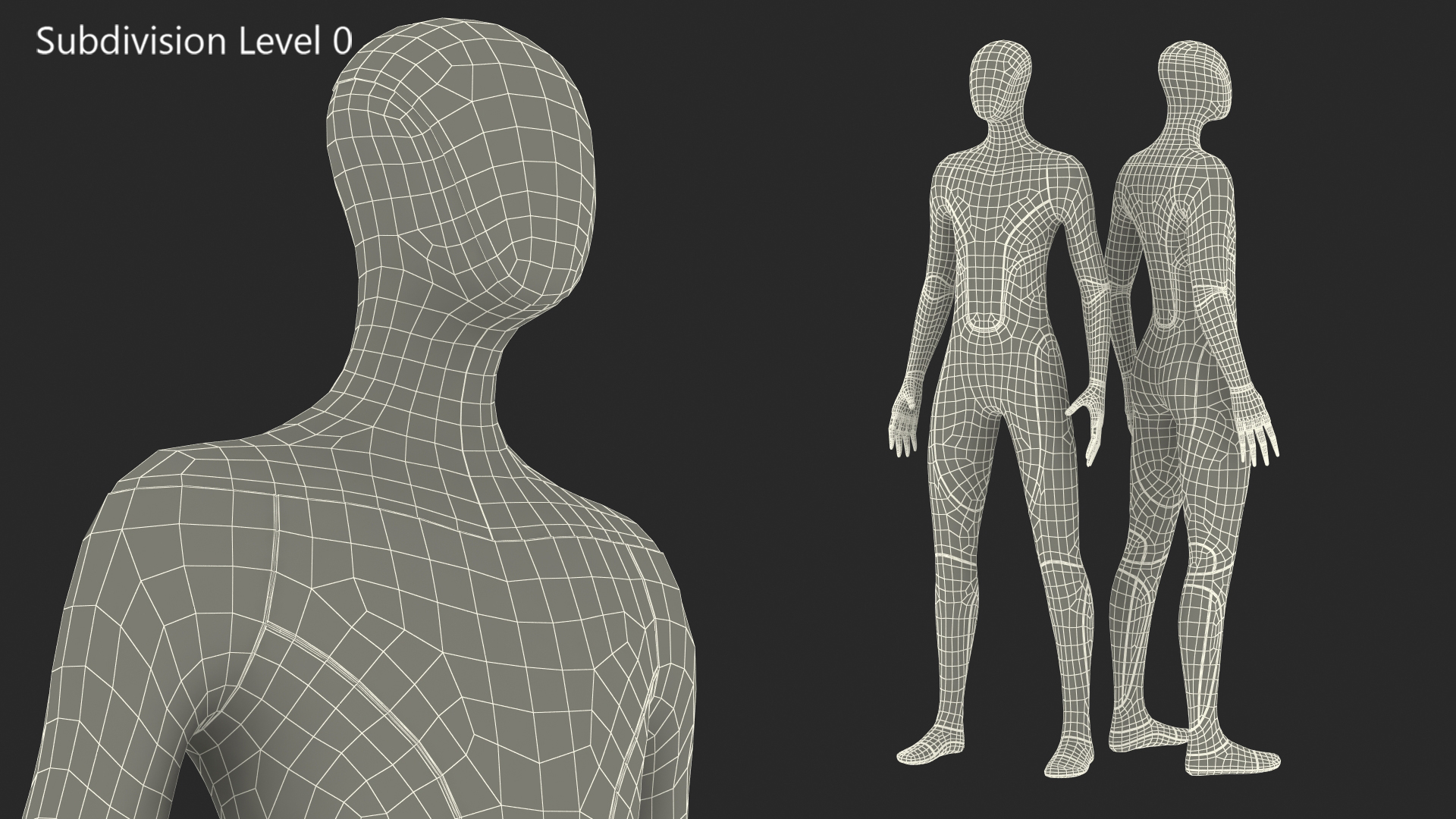 Robotic Humanoid Neutral Pose 3D model