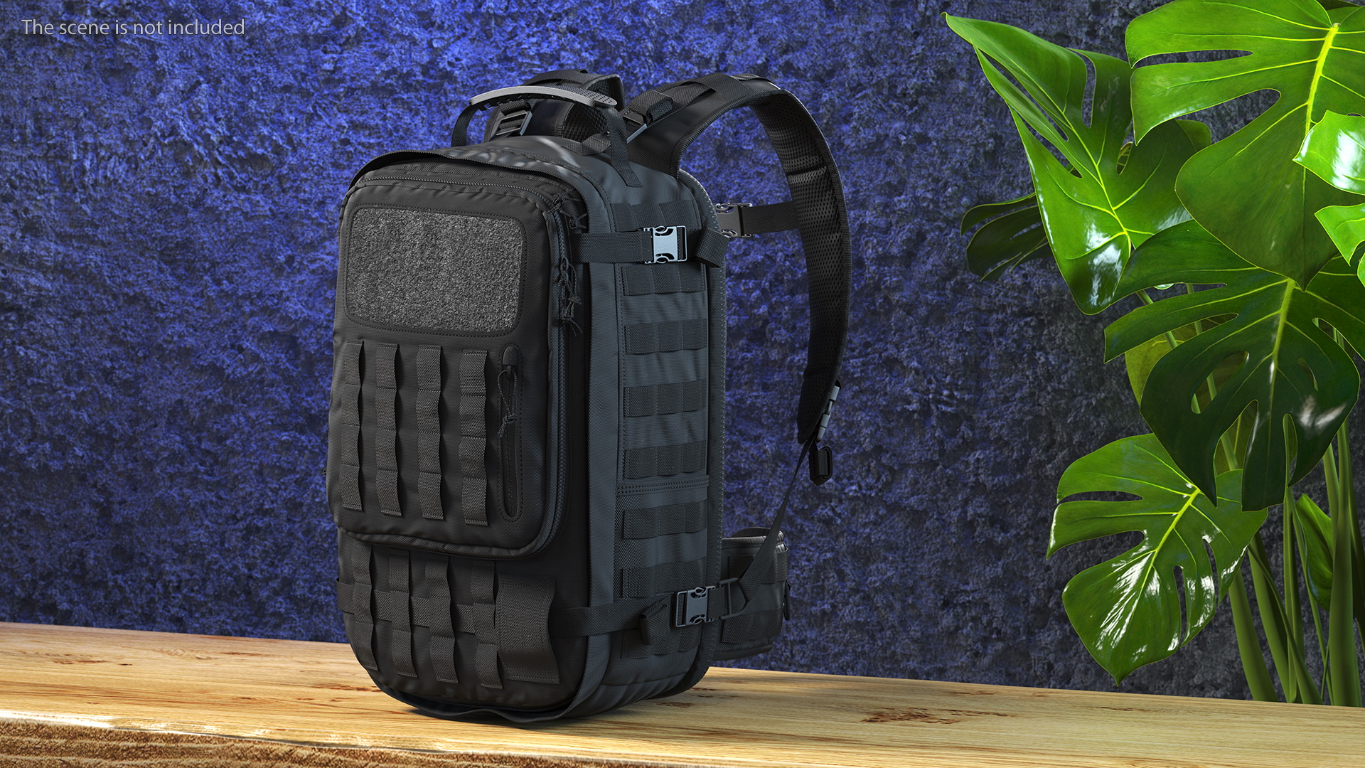 3D Tactical Military Trekking Backpack Black