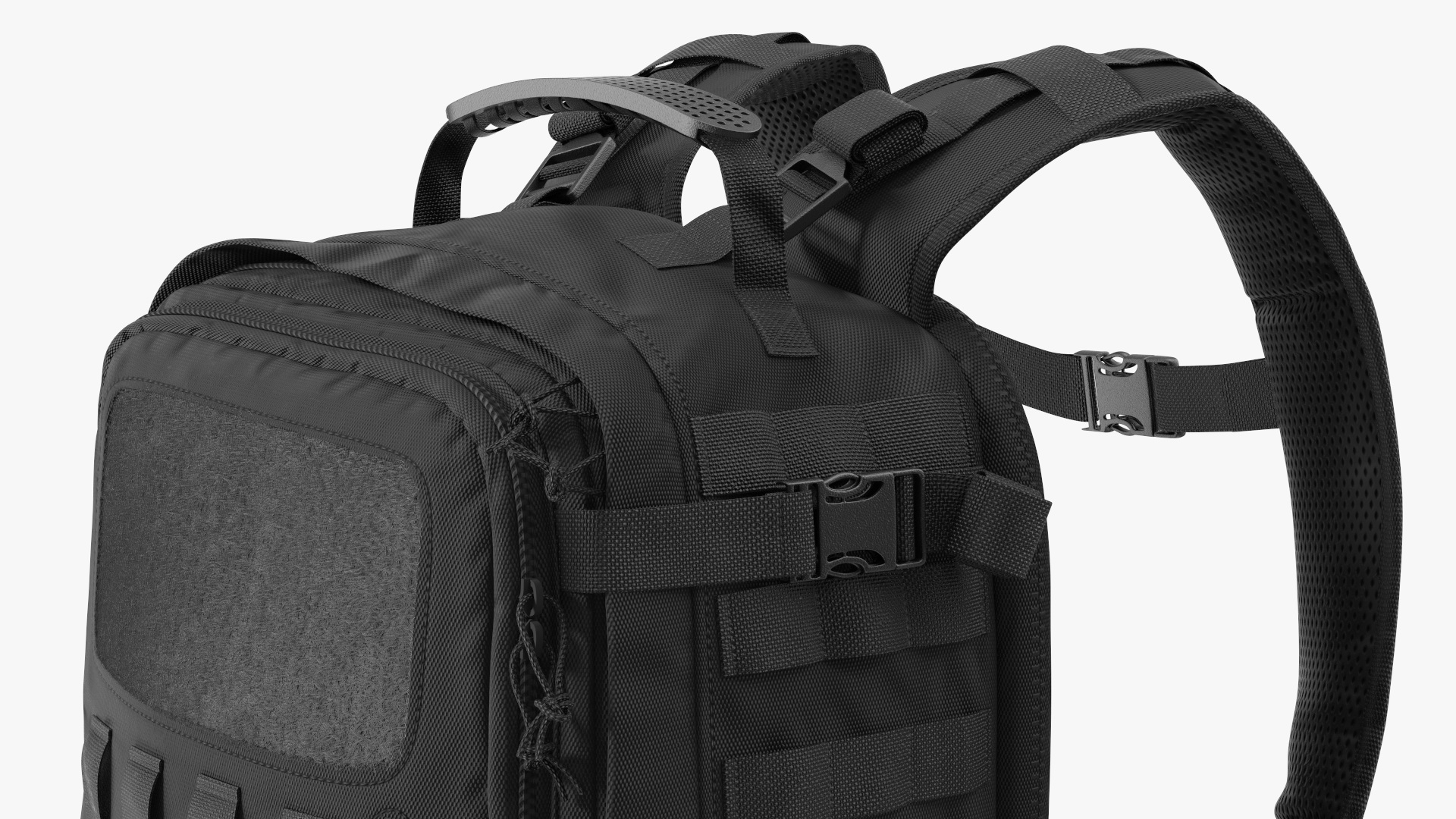 3D Tactical Military Trekking Backpack Black