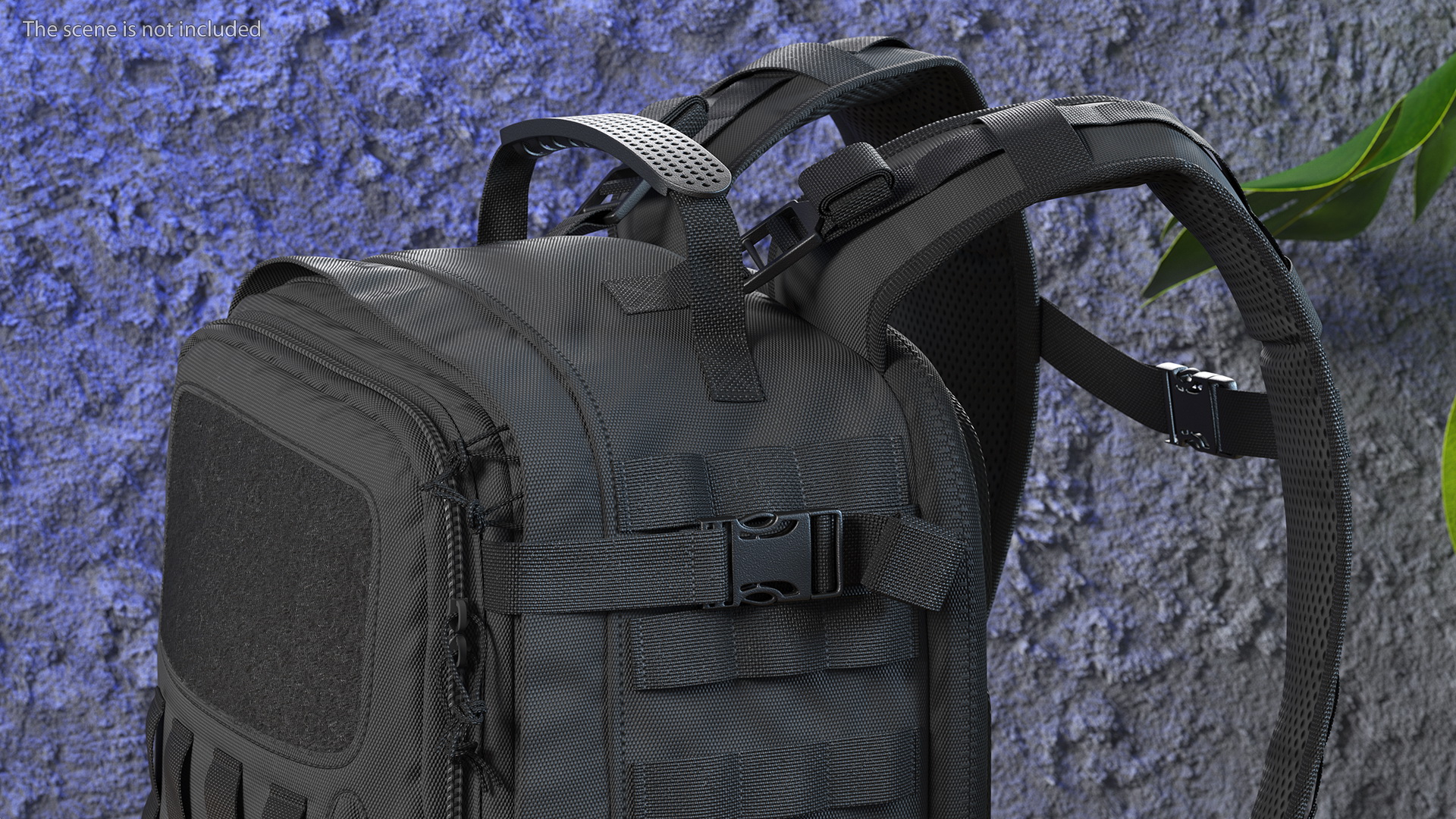 3D Tactical Military Trekking Backpack Black