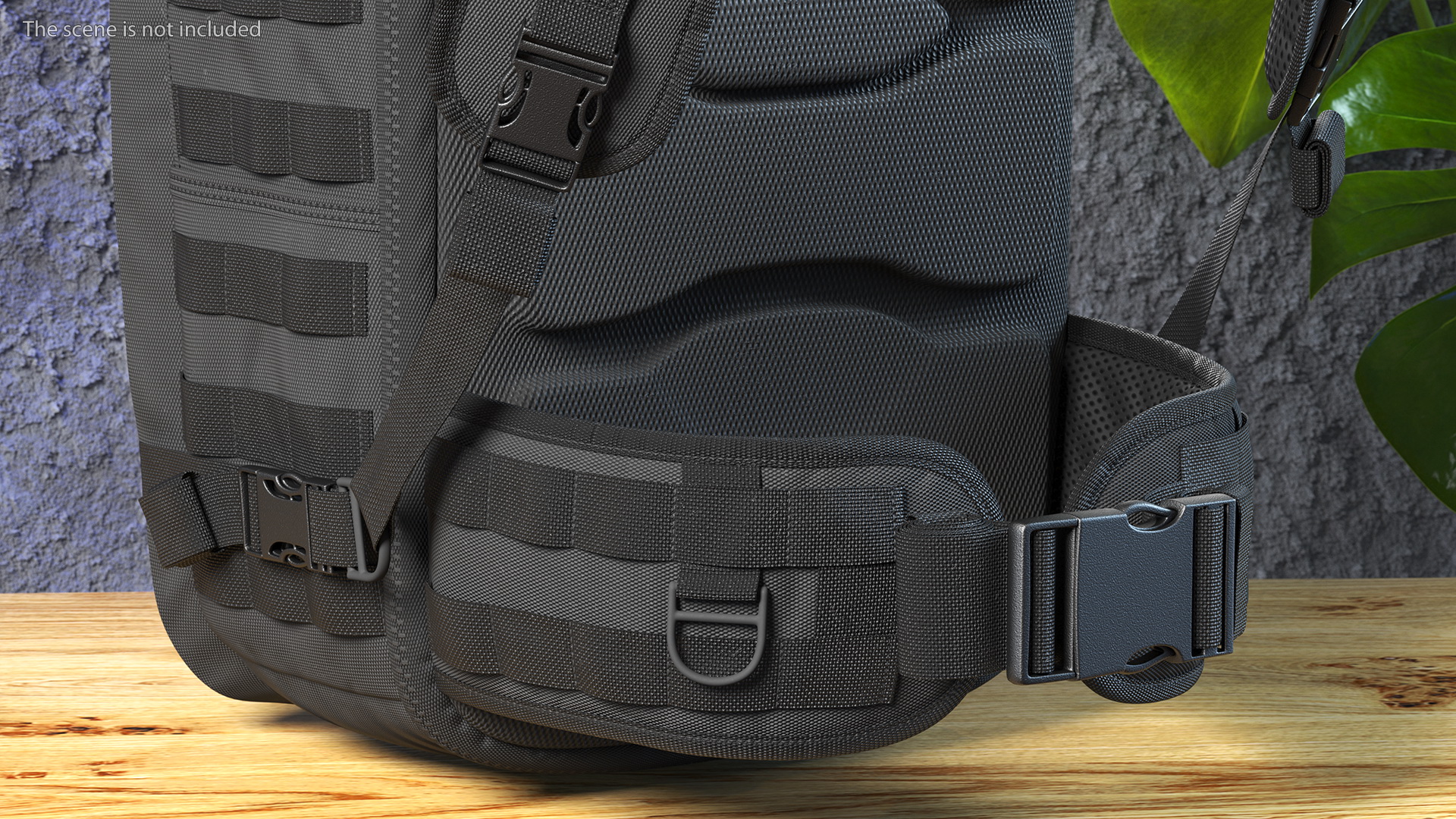 3D Tactical Military Trekking Backpack Black