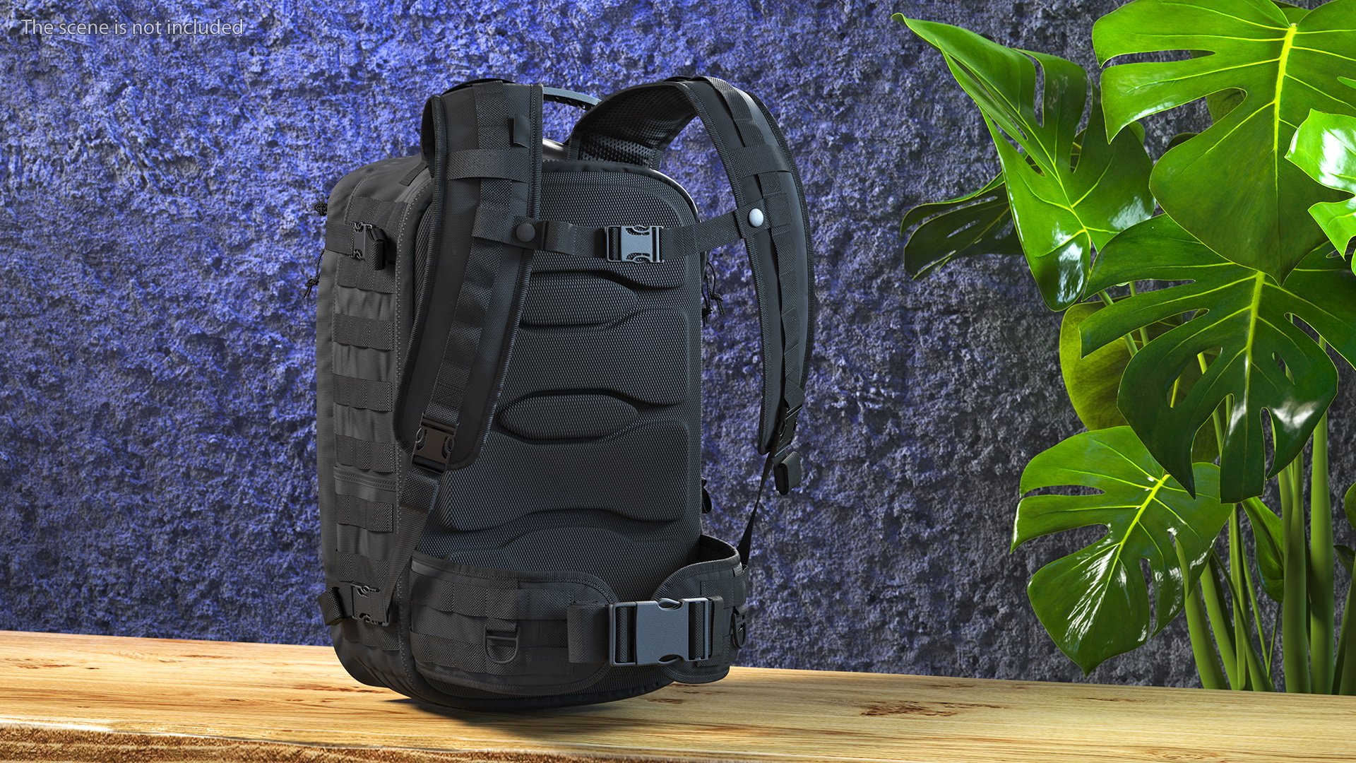 3D Tactical Military Trekking Backpack Black