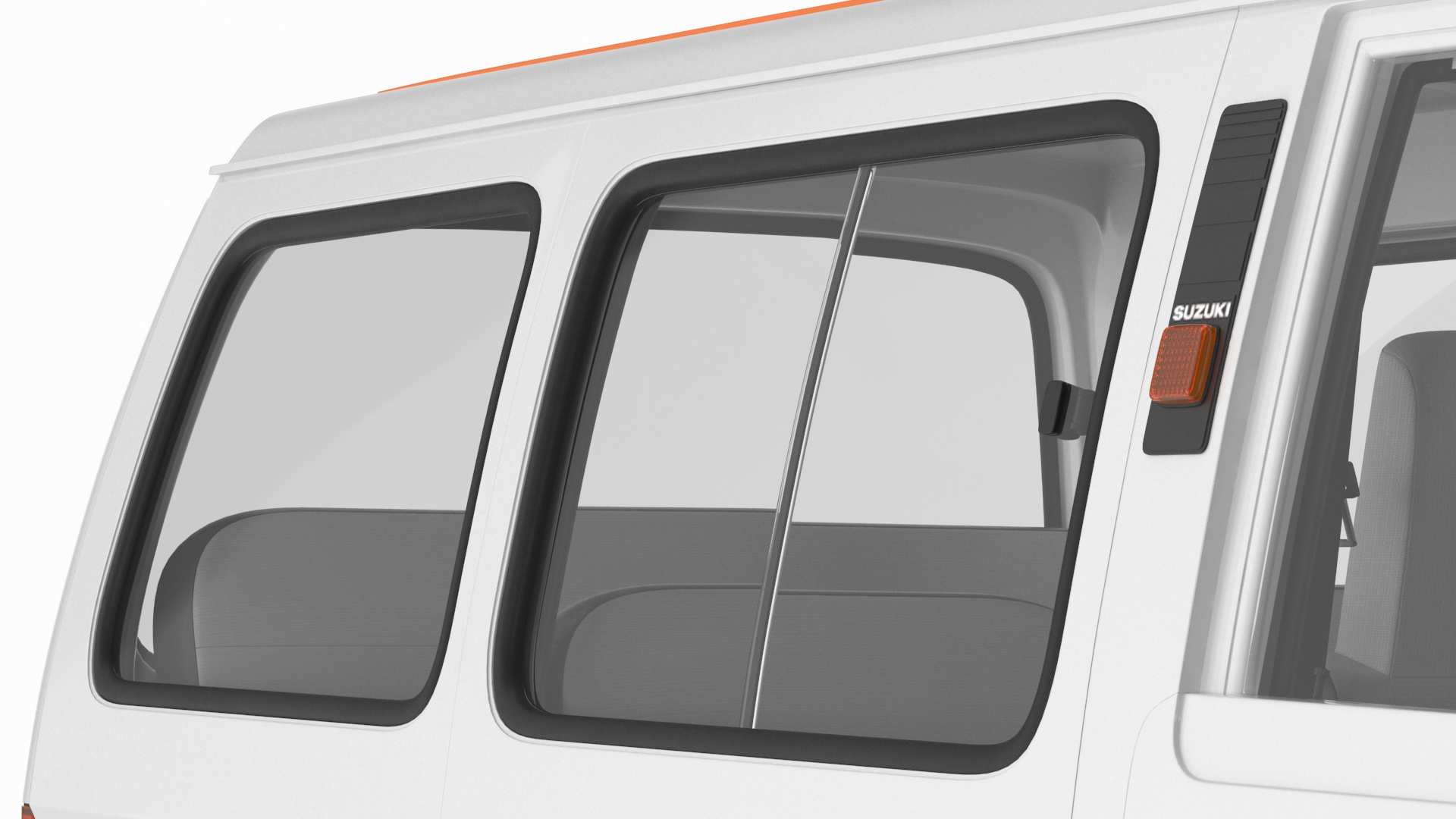 3D Suzuki Passenger Delivery Van Rigged