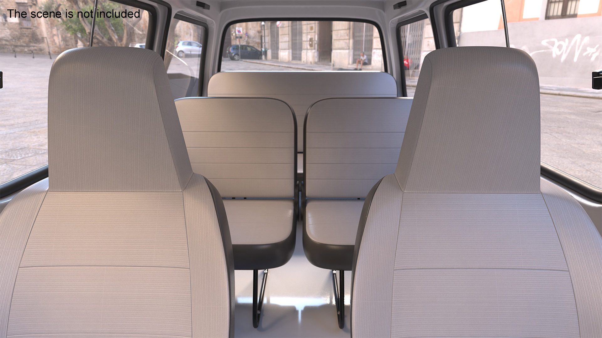 3D Suzuki Passenger Delivery Van Rigged