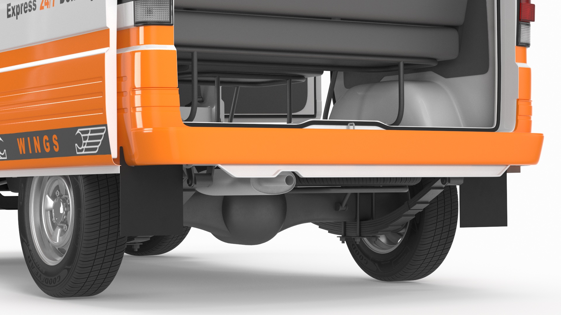 3D Suzuki Passenger Delivery Van Rigged