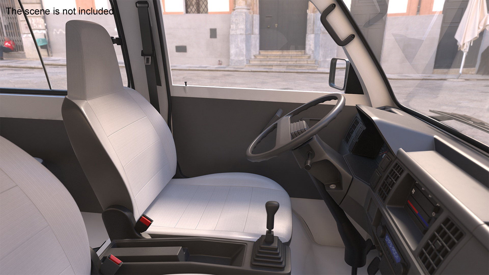 3D Suzuki Passenger Delivery Van Rigged