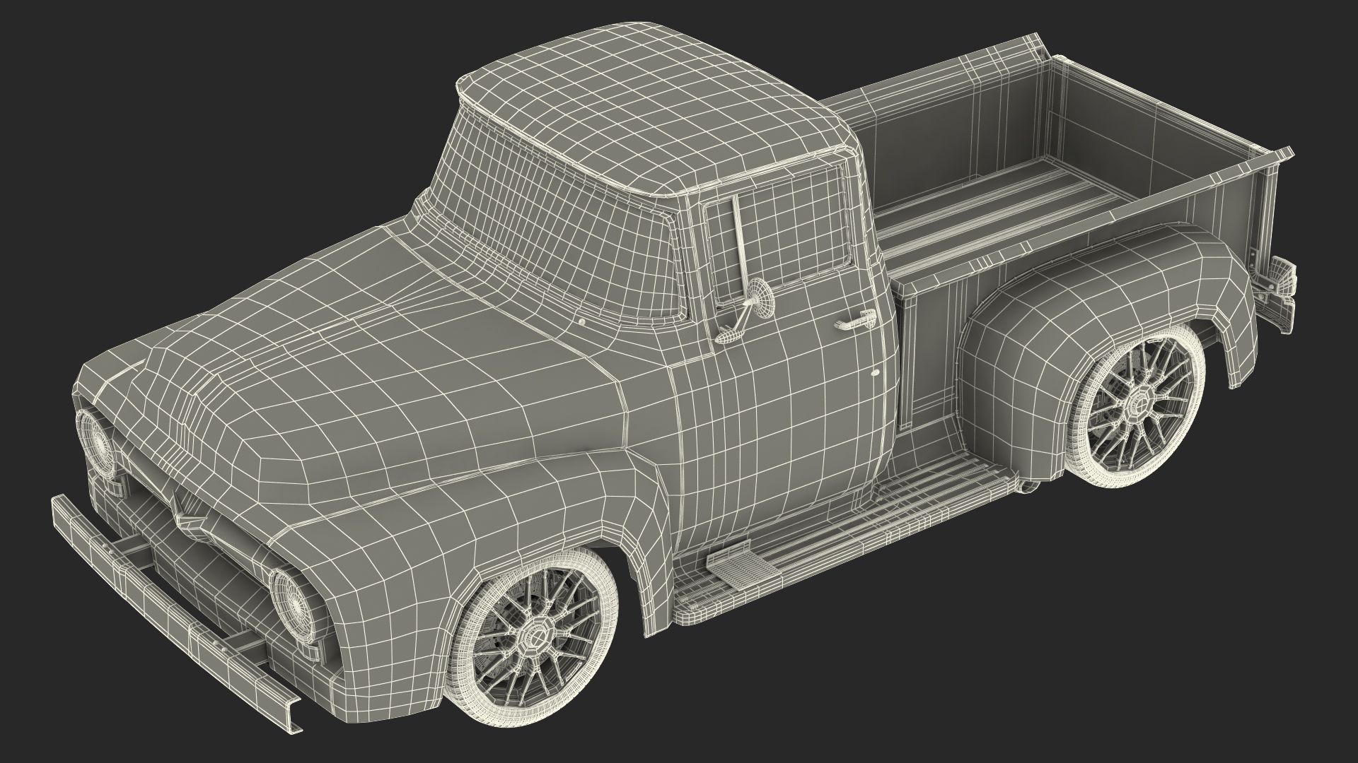 3D Old Pickup Tuned
