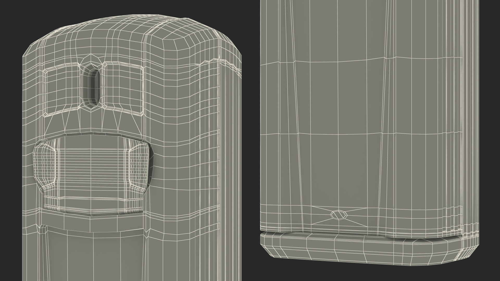 3D model Dog Waste Disposal Station Glasdon Green