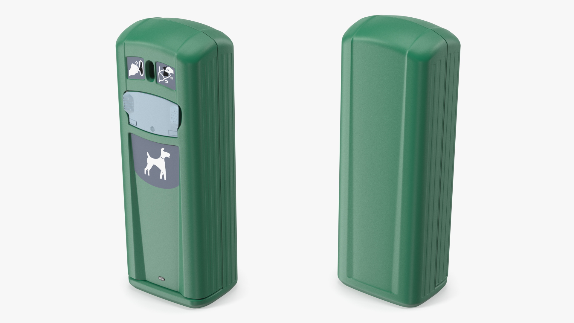 3D model Dog Waste Disposal Station Glasdon Green