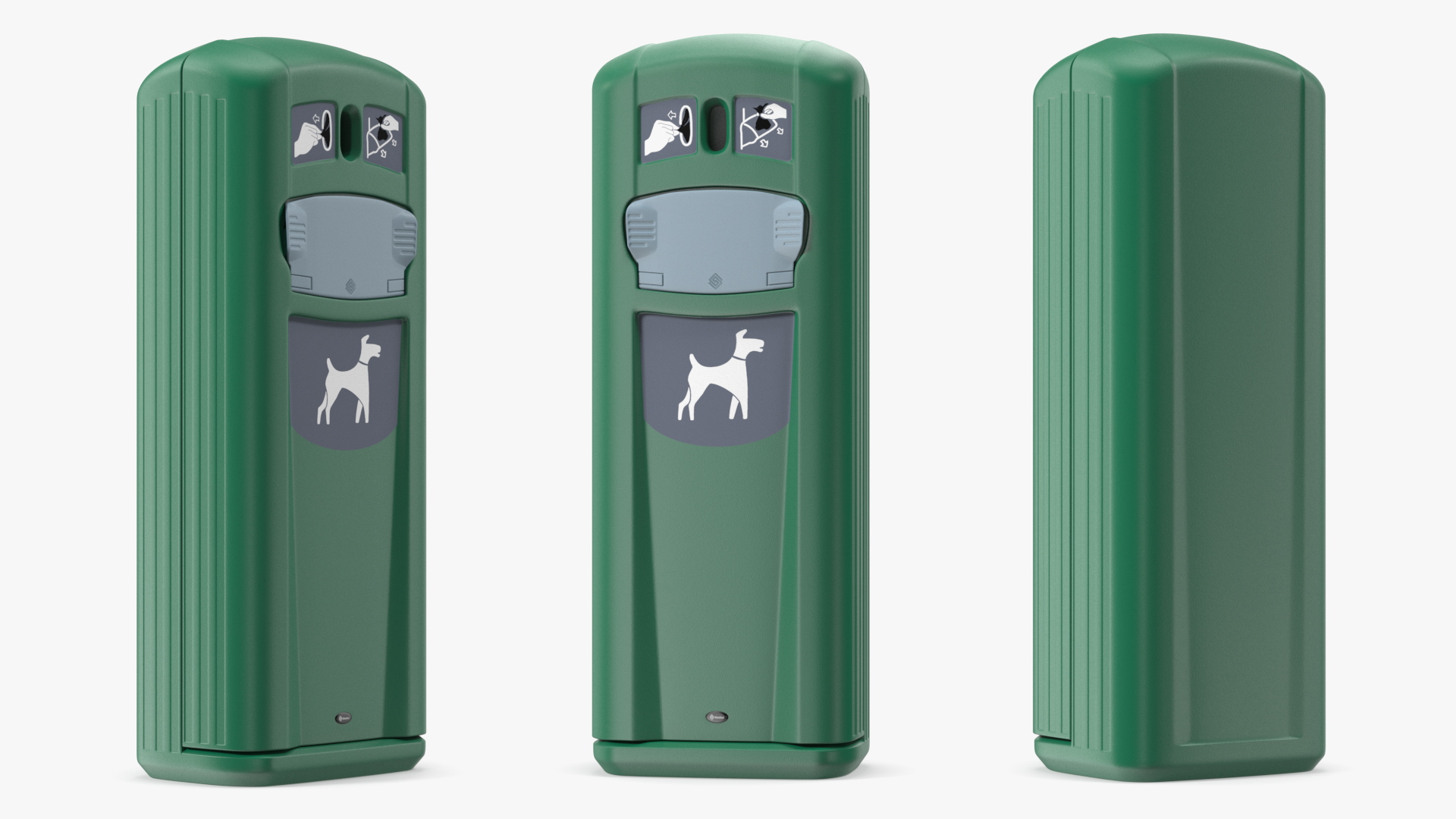 3D model Dog Waste Disposal Station Glasdon Green