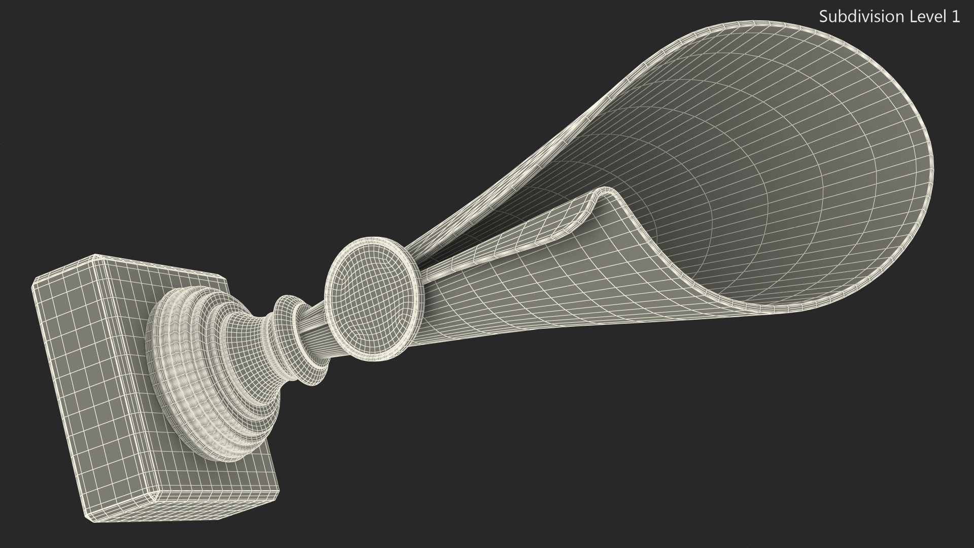Sports Cup With Symbol Bronze 3D model