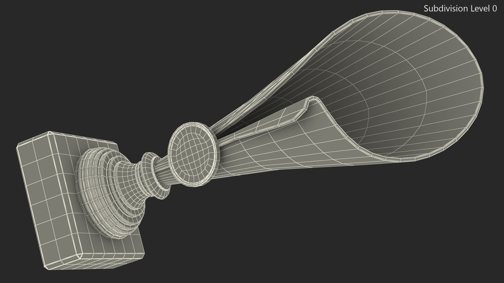 Sports Cup With Symbol Bronze 3D model