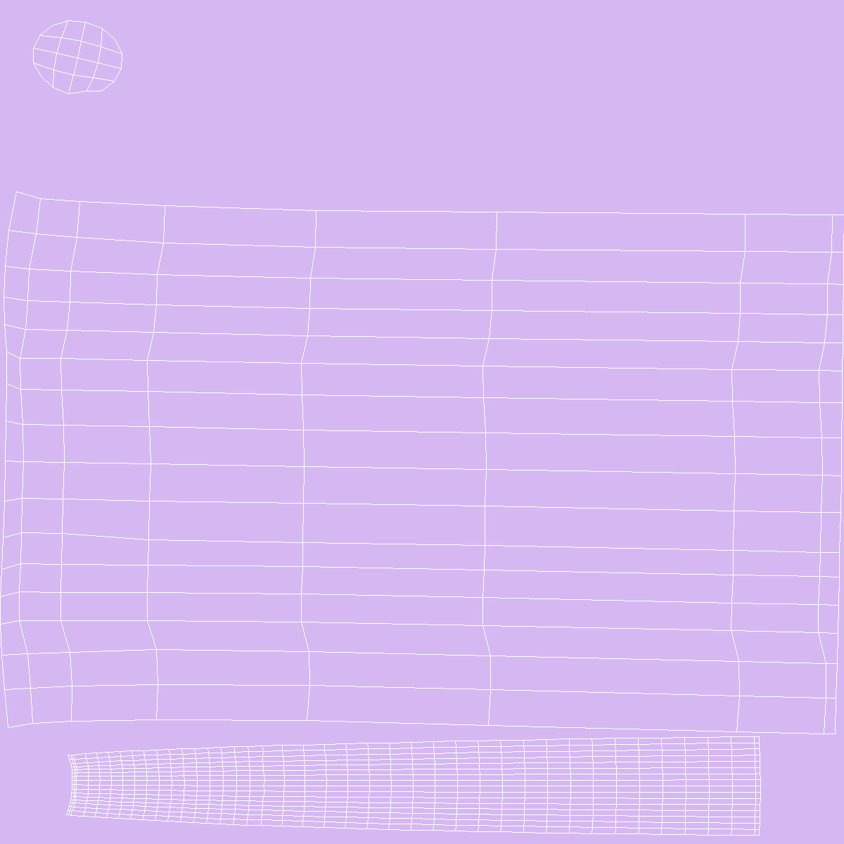 3D Spilled Fingernail Polish Lilac