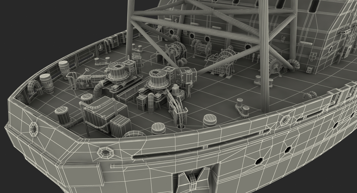 Icebreaker Baltika with Mi 8 Helicopter 3D model
