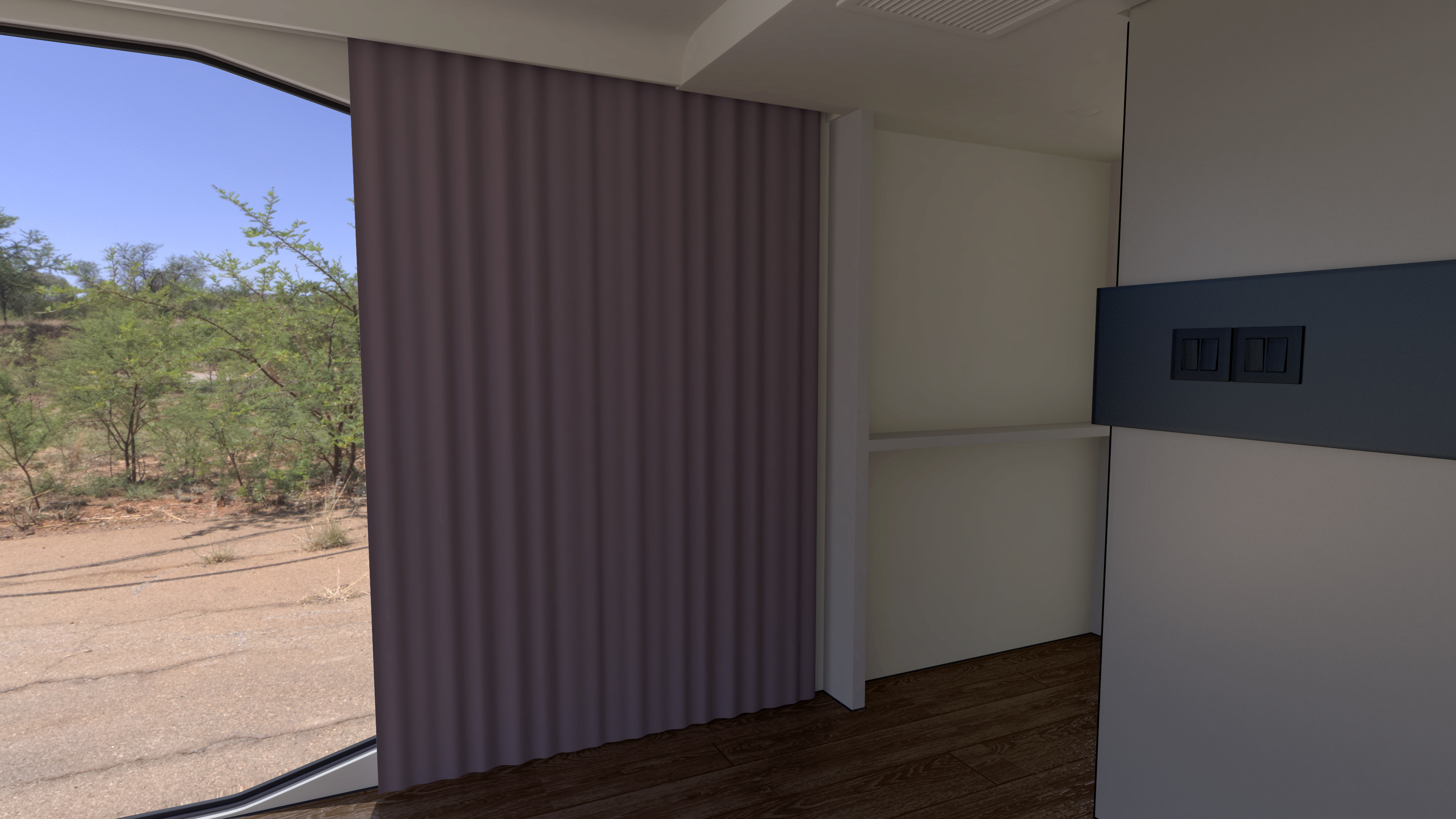 3D Modern Capsule House E7 model