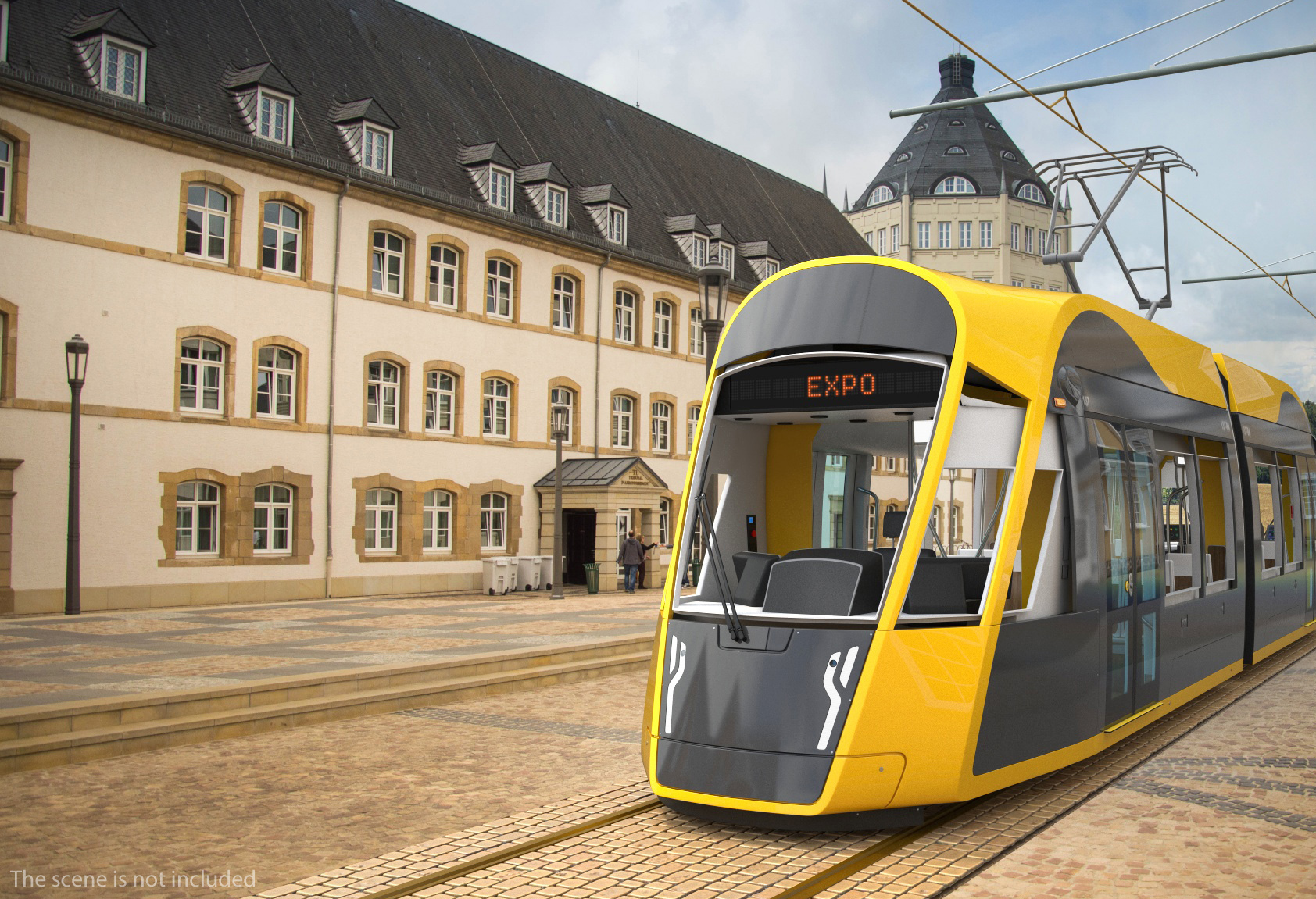 City Tram Generic 3D