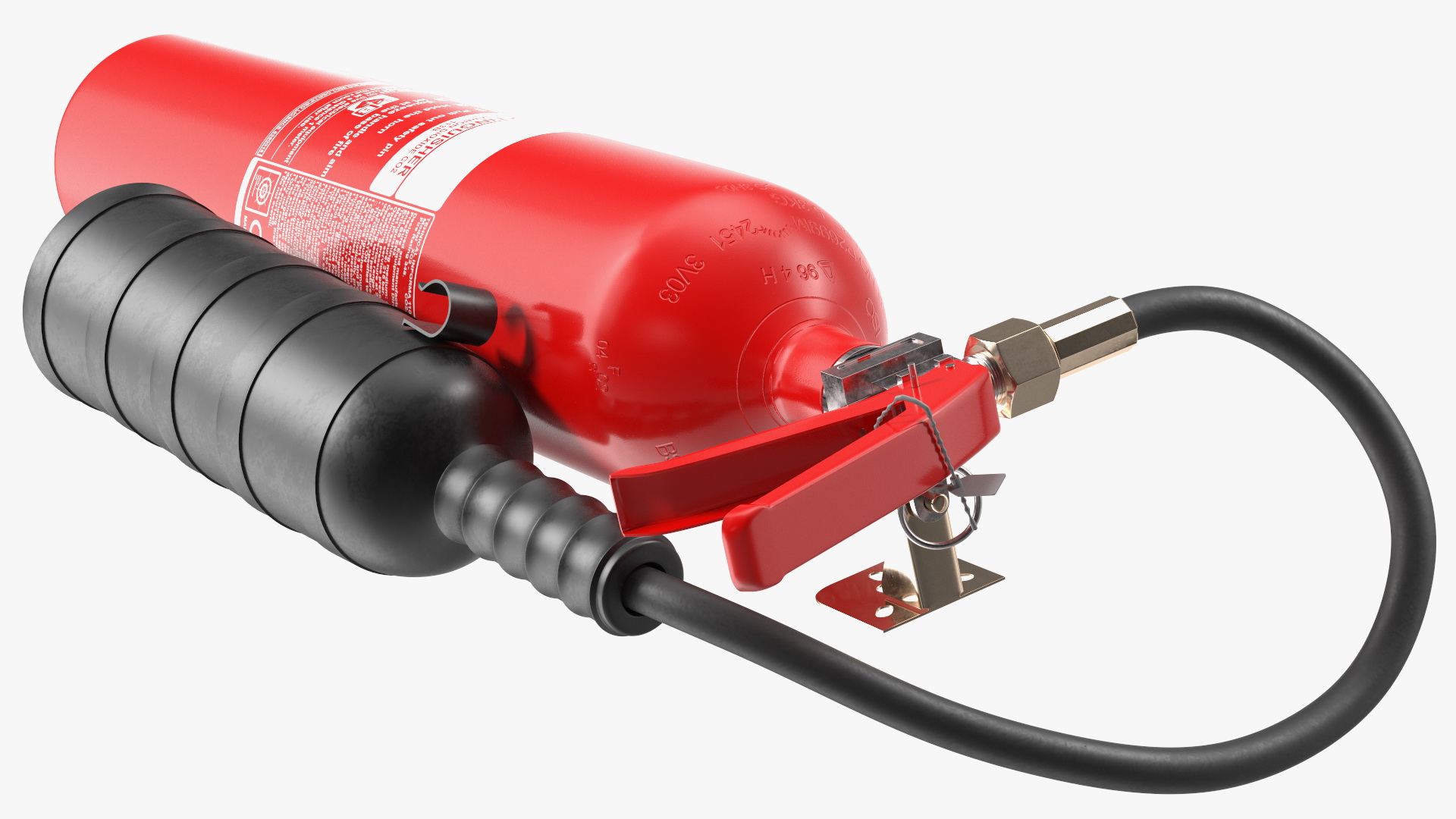 CO2 Marine Fire Extinguisher 5Kg 3D