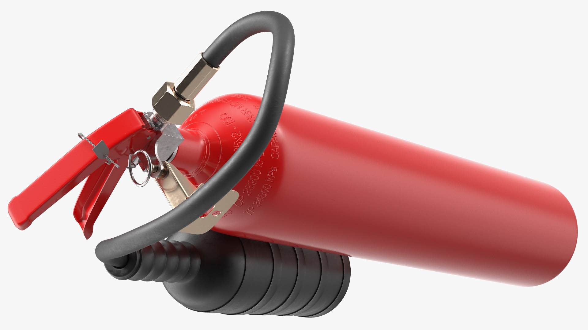 CO2 Marine Fire Extinguisher 5Kg 3D