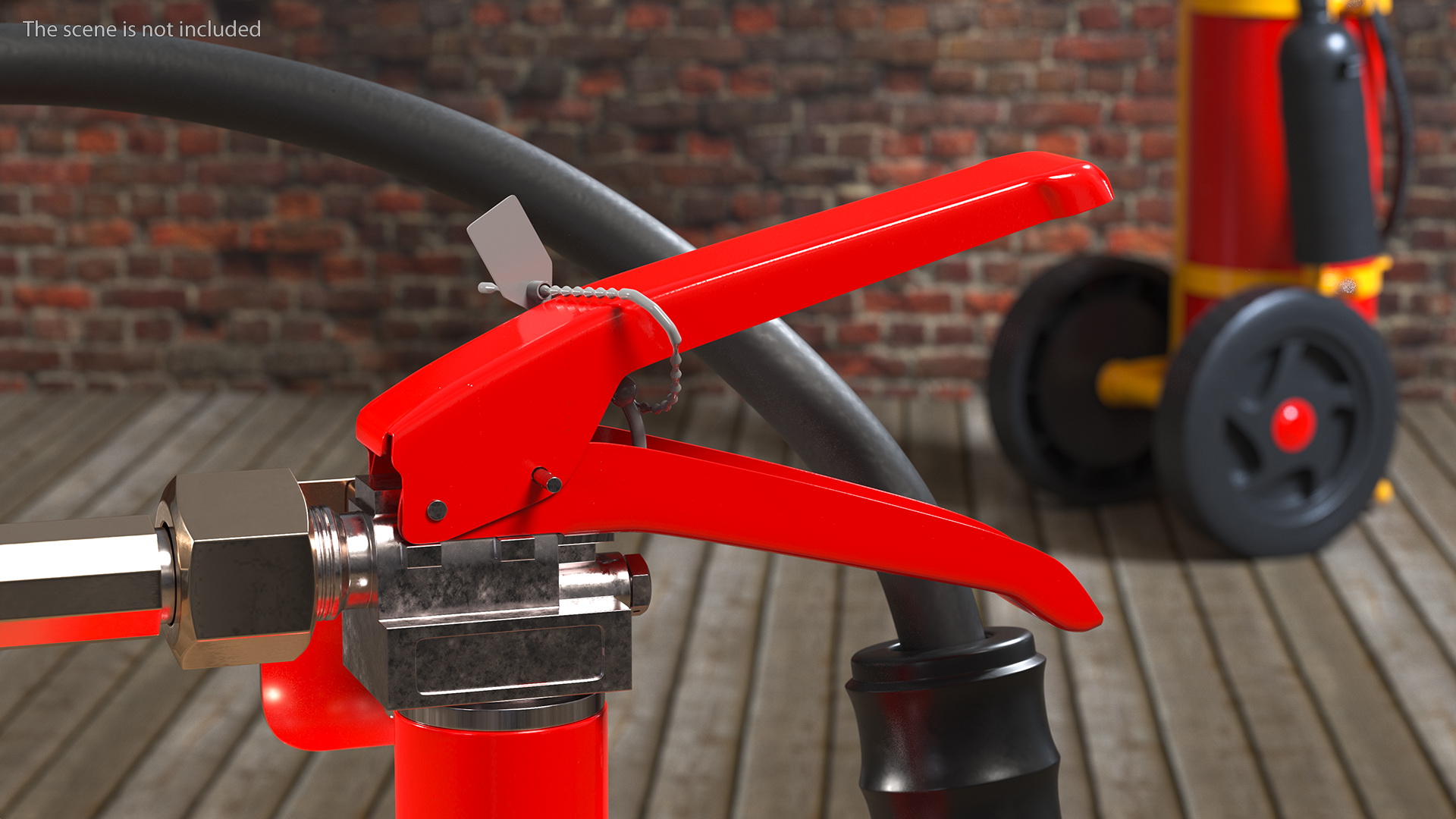 CO2 Marine Fire Extinguisher 5Kg 3D