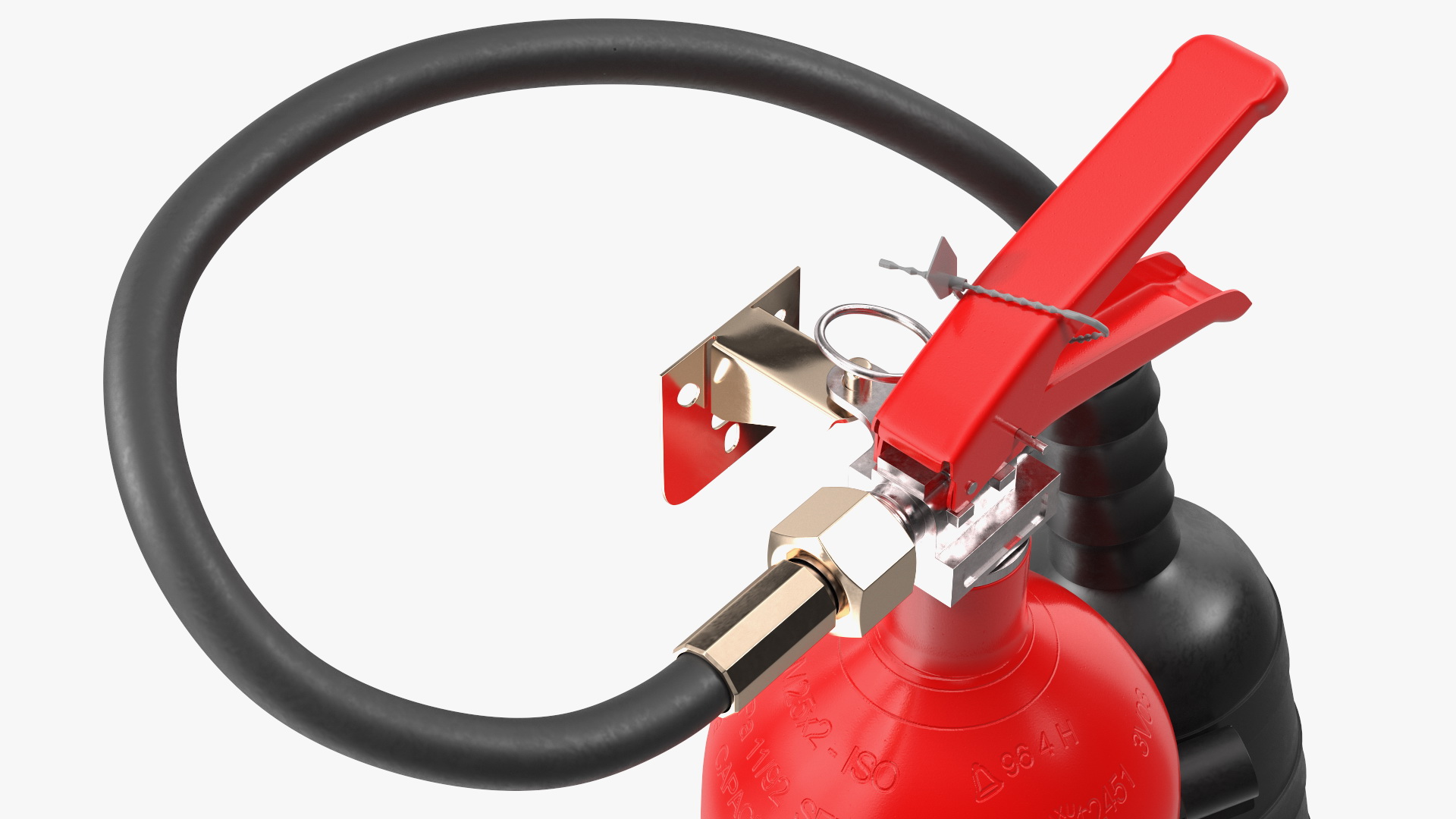 CO2 Marine Fire Extinguisher 5Kg 3D