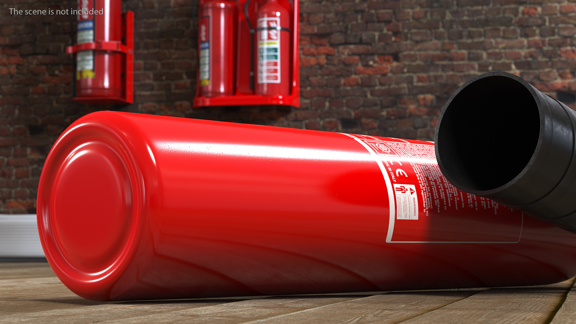 CO2 Marine Fire Extinguisher 5Kg 3D