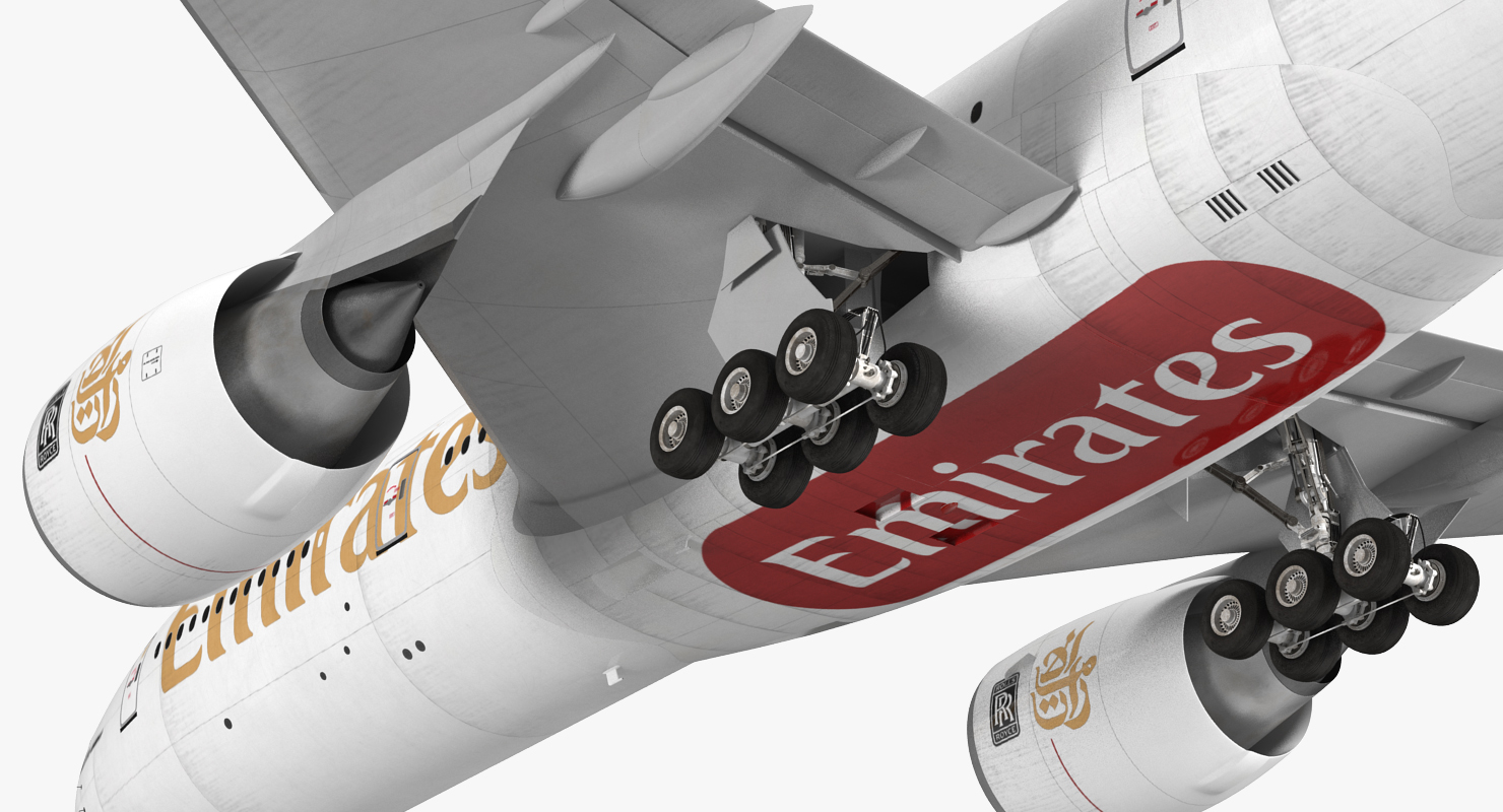 Boeing 777 200ER Emirates Airlines 3D model
