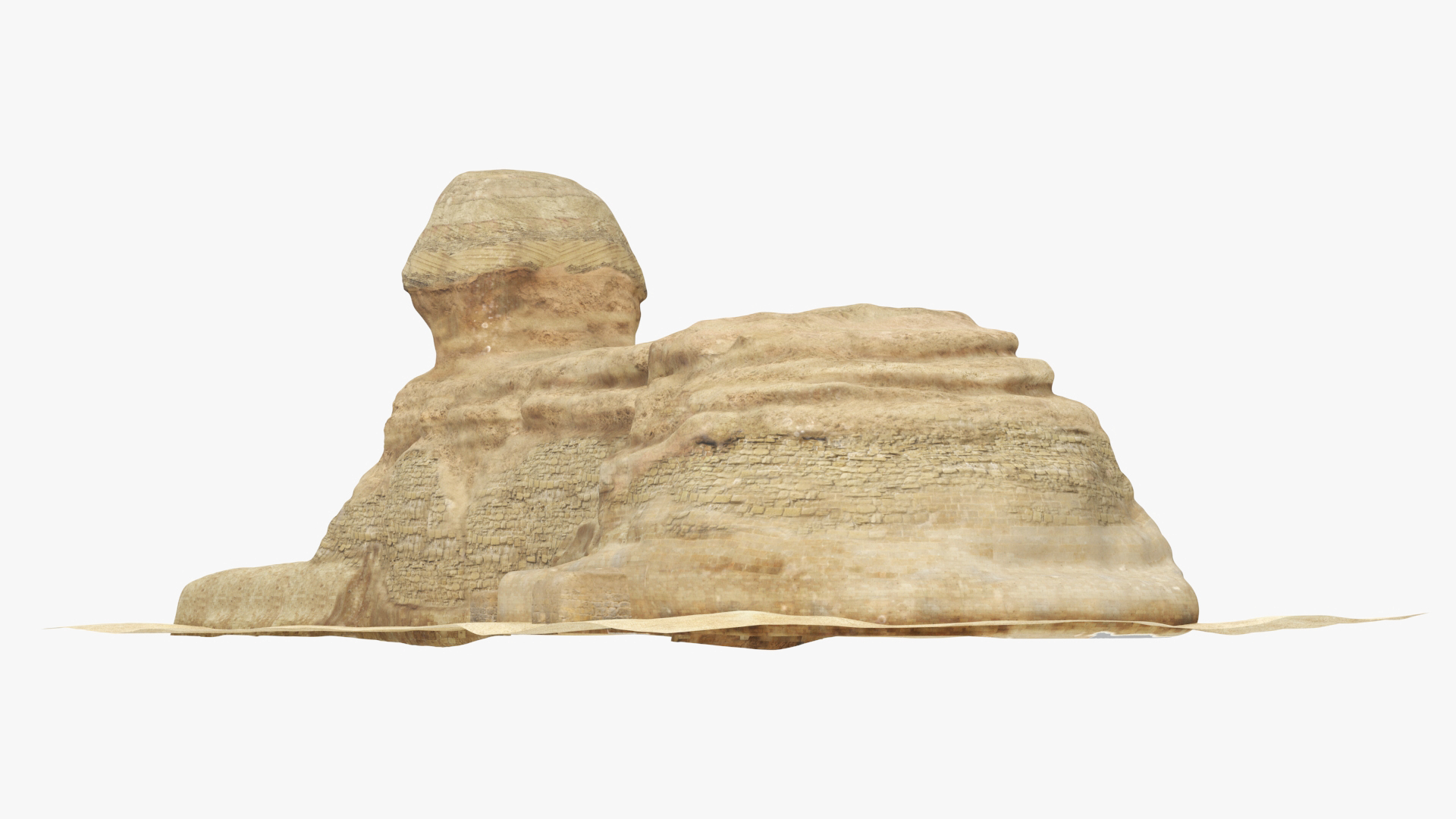 3D The Great Sphinx
