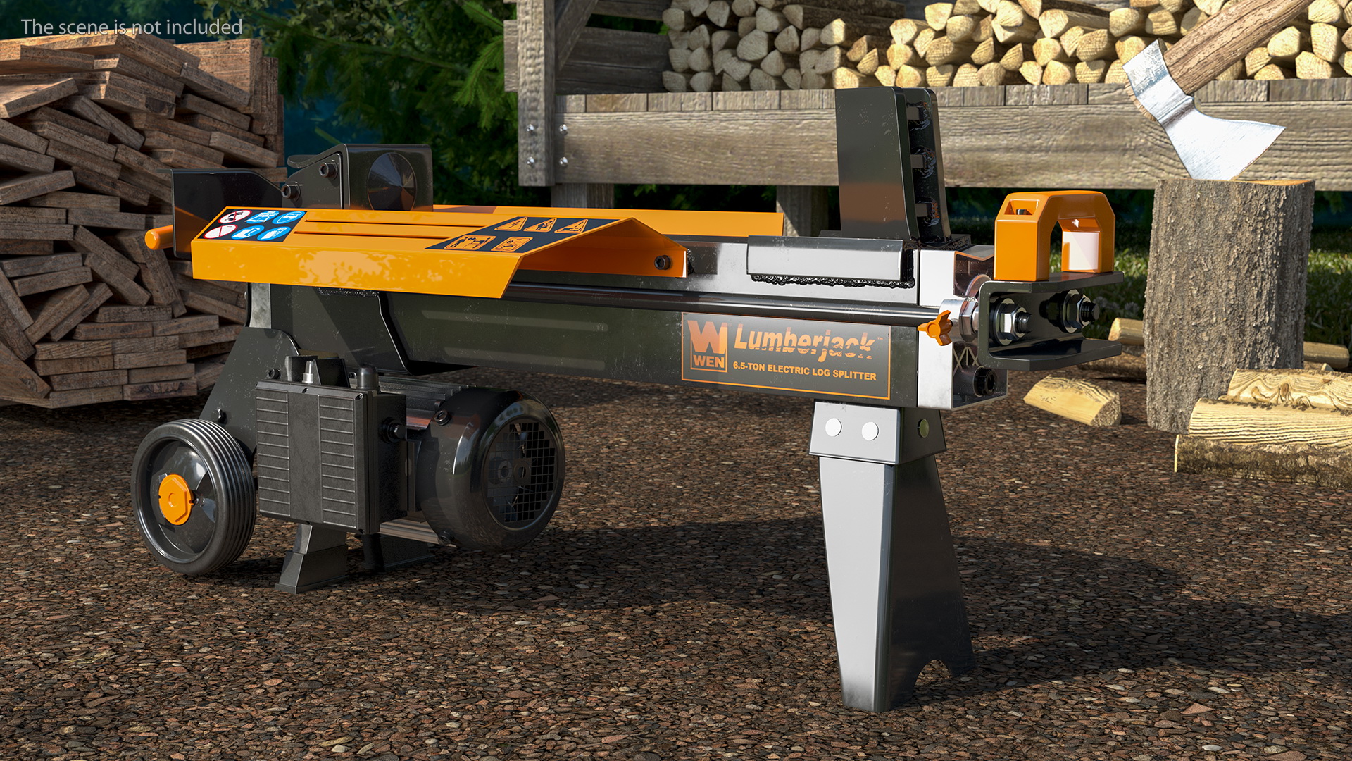 3D Log Splitter Electric WEN 56207