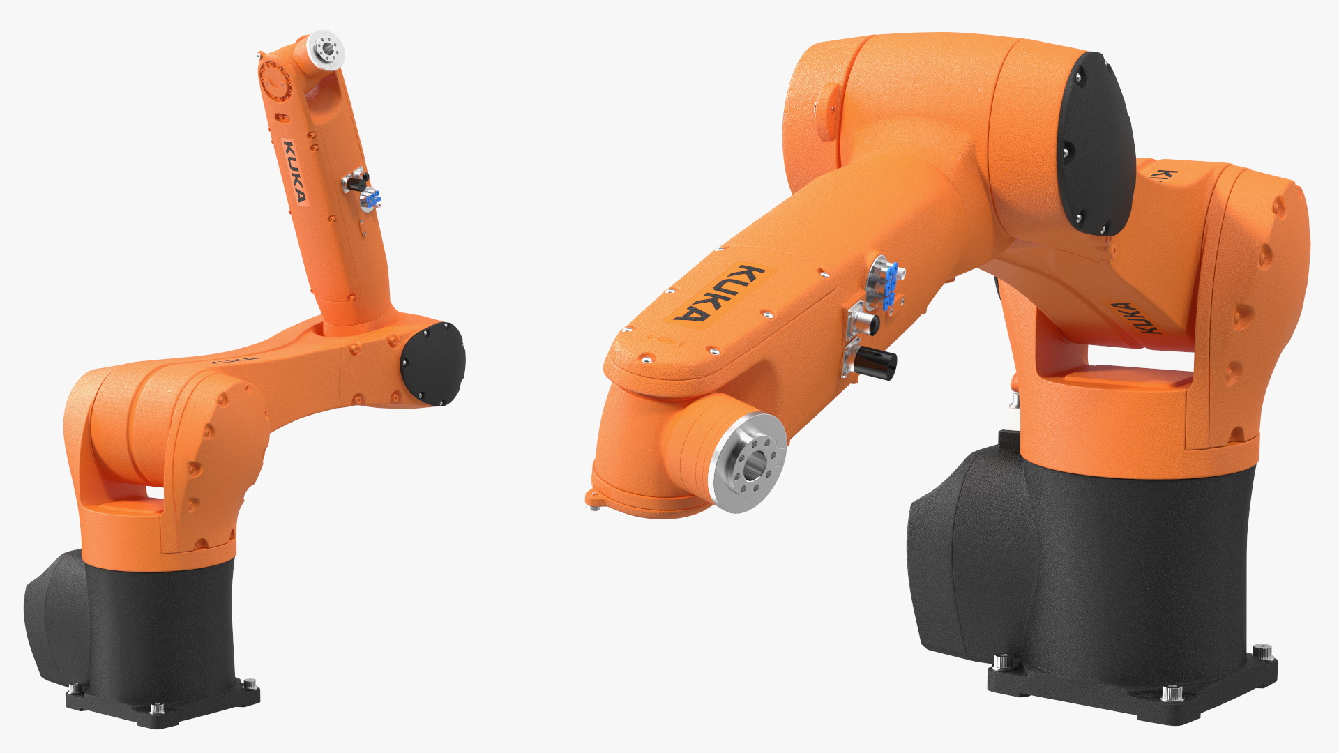 3D Robot Arm Kuka R1100 Rigged for Maya