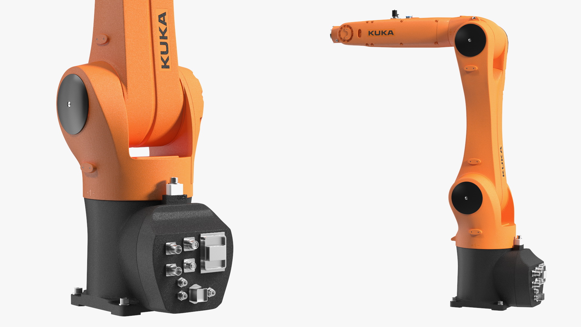 3D Robot Arm Kuka R1100 Rigged for Maya