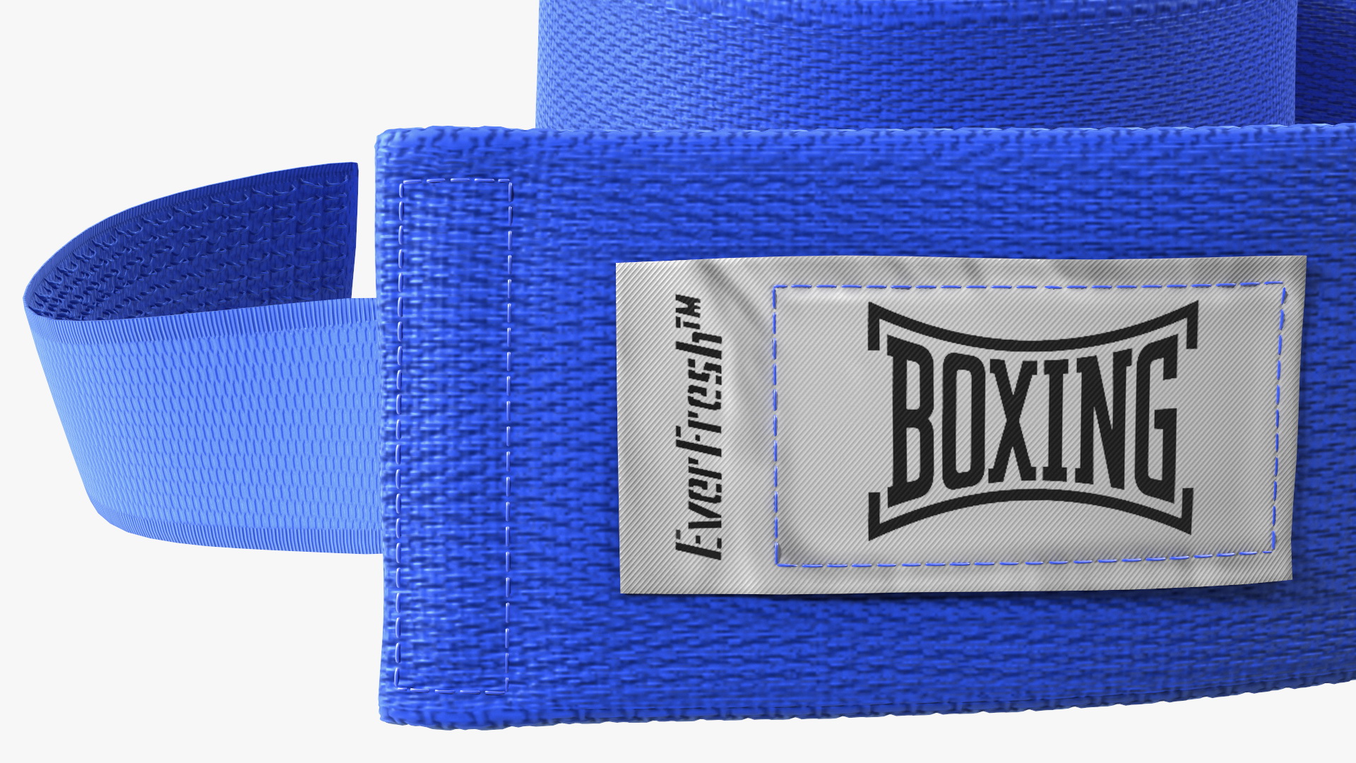 3D model Boxing Hand Wrap Blue Fur