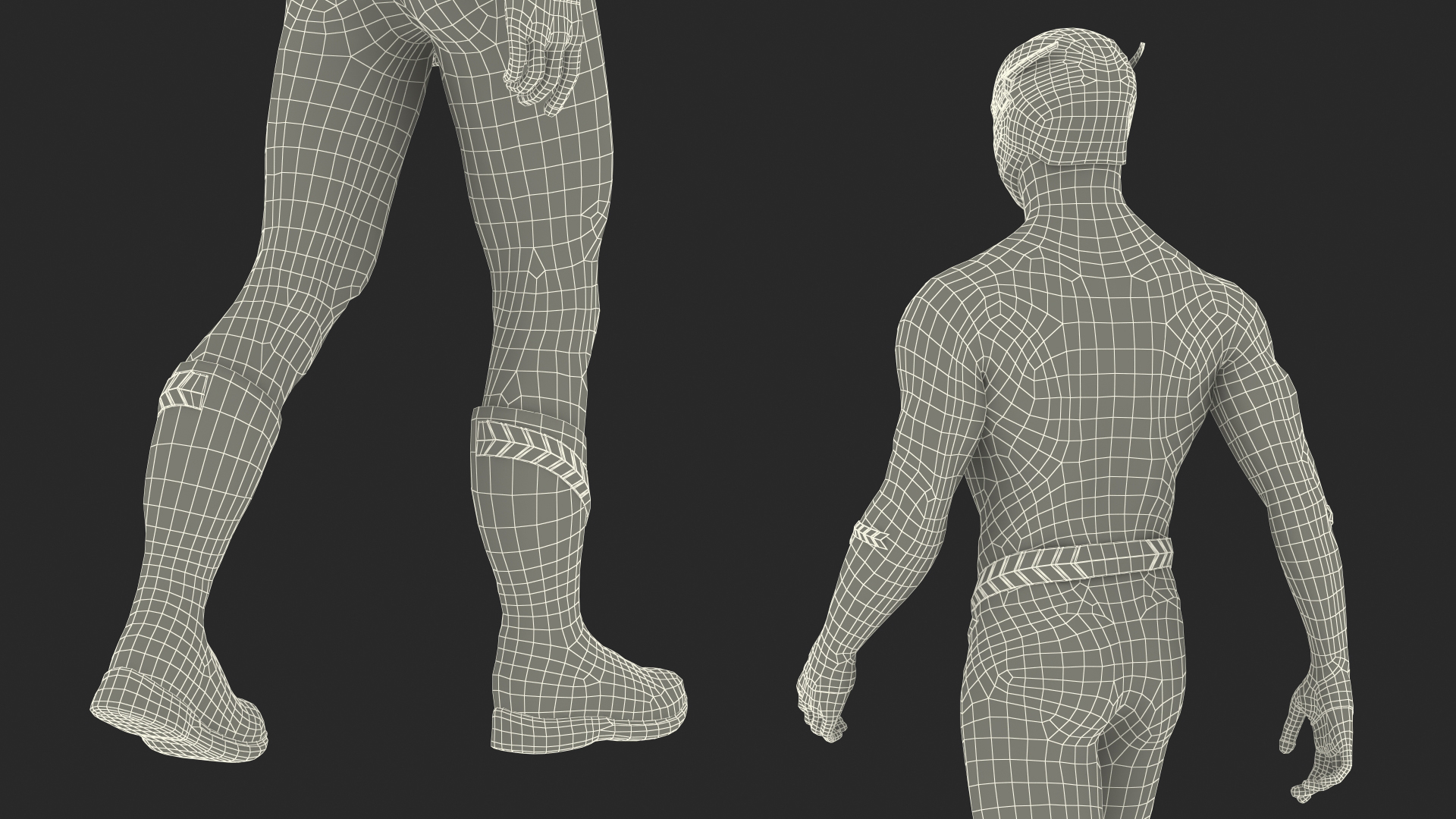 3D DC Flash Walking Pose
