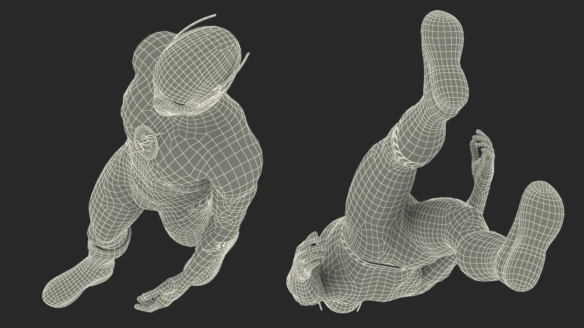 3D DC Flash Walking Pose